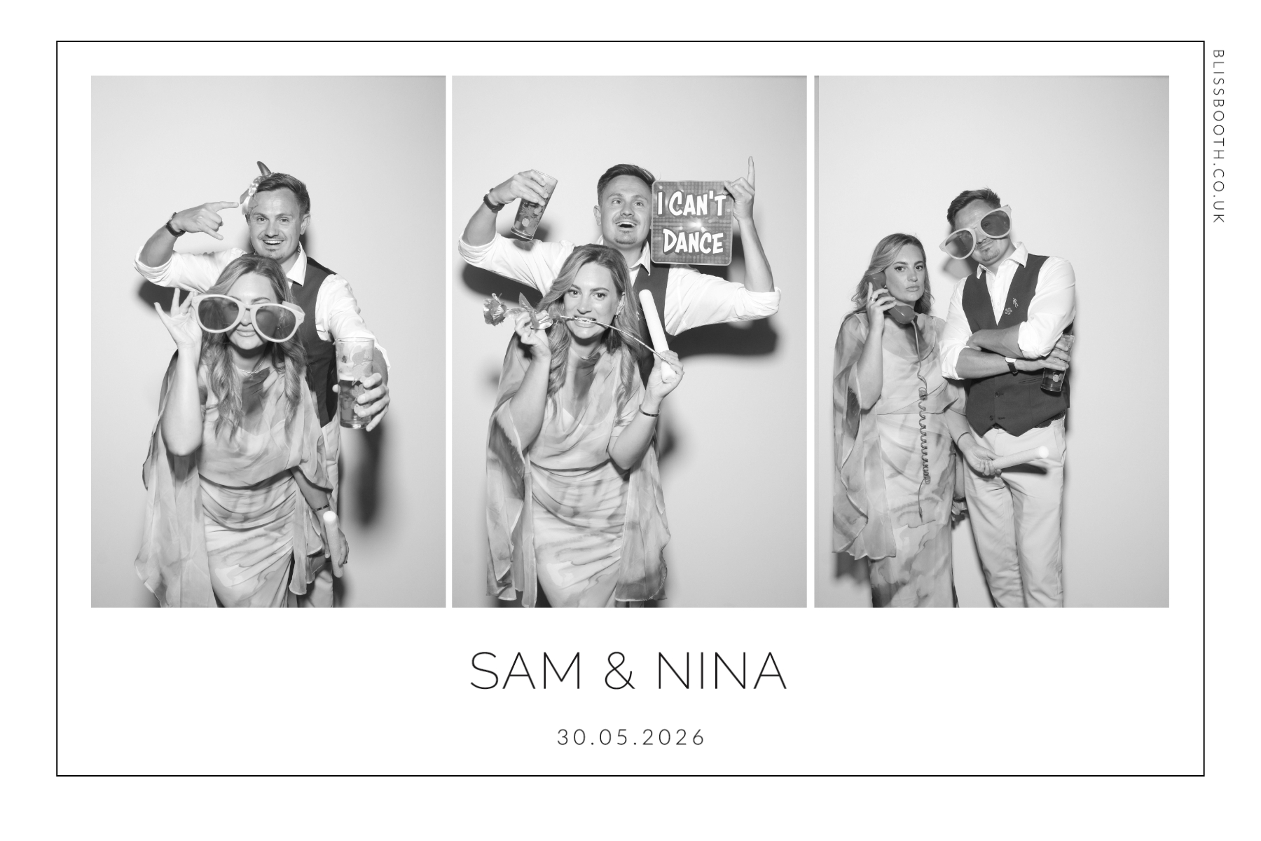 Sam and Nina | View more photos from the event at gallery.blissbooth.co.uk/u/BlissBooth/Sam-and-Nina