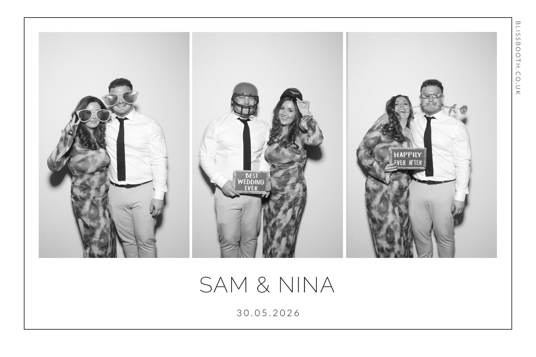 Sam and Nina | View more photos from the event at gallery.blissbooth.co.uk/u/BlissBooth/Sam-and-Nina