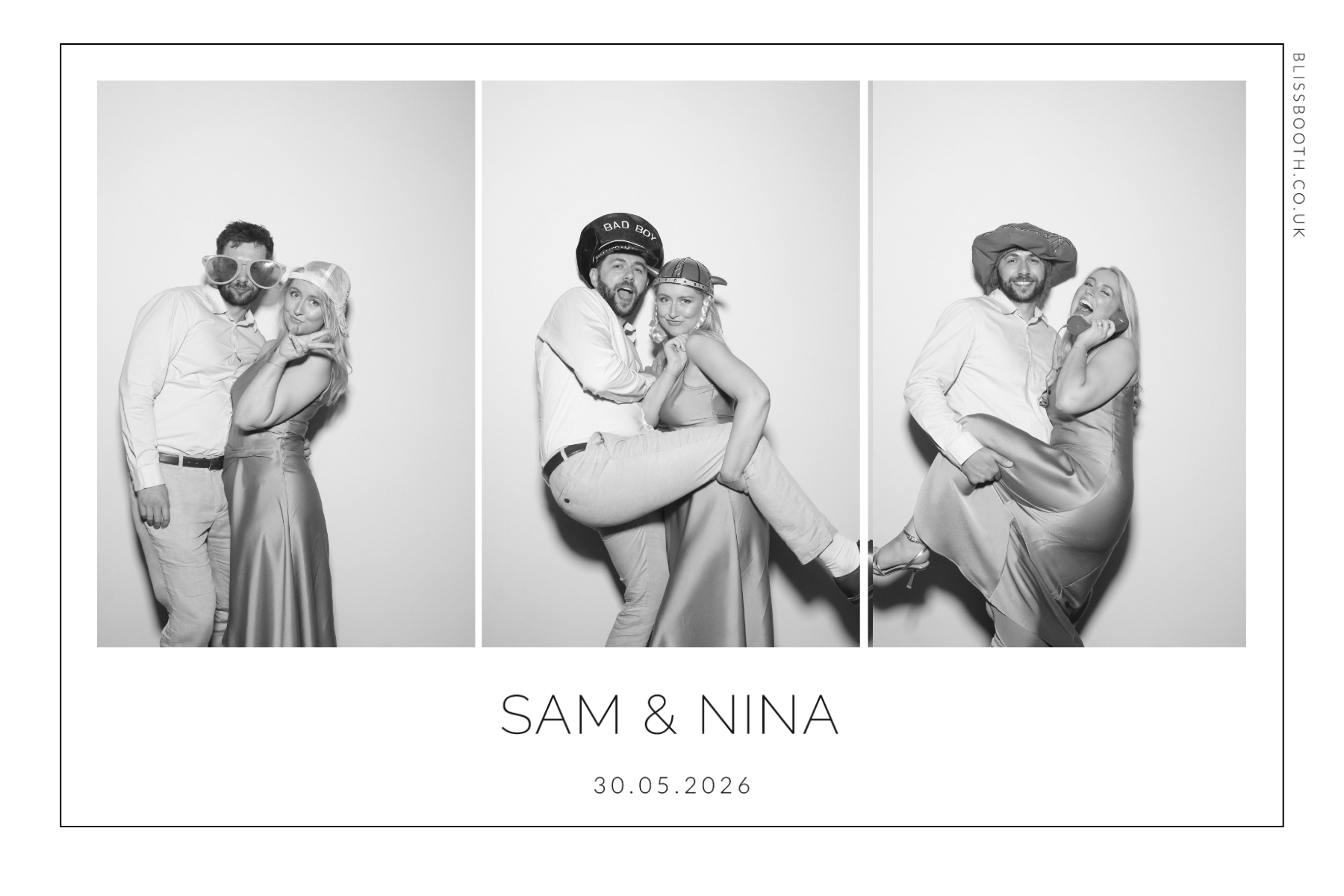 Sam and Nina | View more photos from the event at gallery.blissbooth.co.uk/u/BlissBooth/Sam-and-Nina