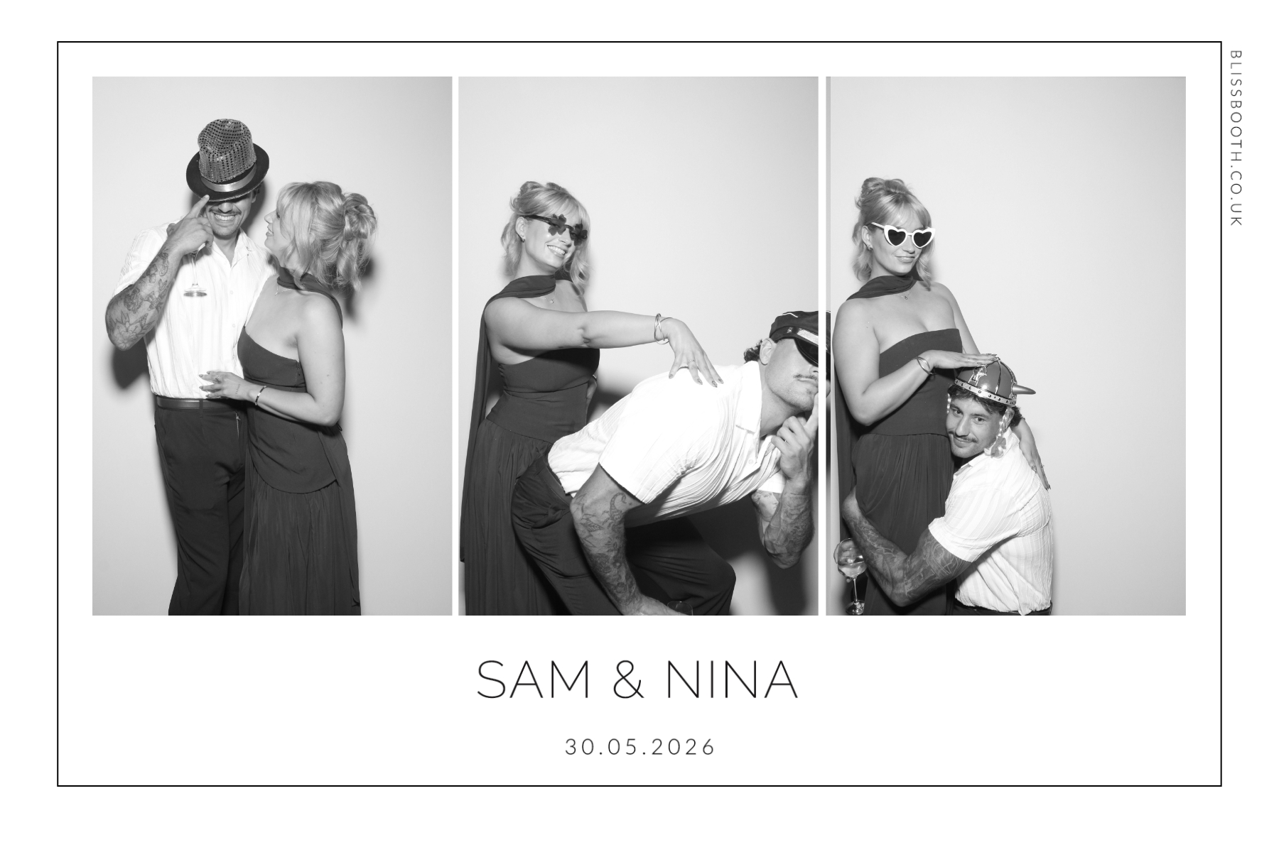 Sam and Nina | View more photos from the event at gallery.blissbooth.co.uk/u/BlissBooth/Sam-and-Nina