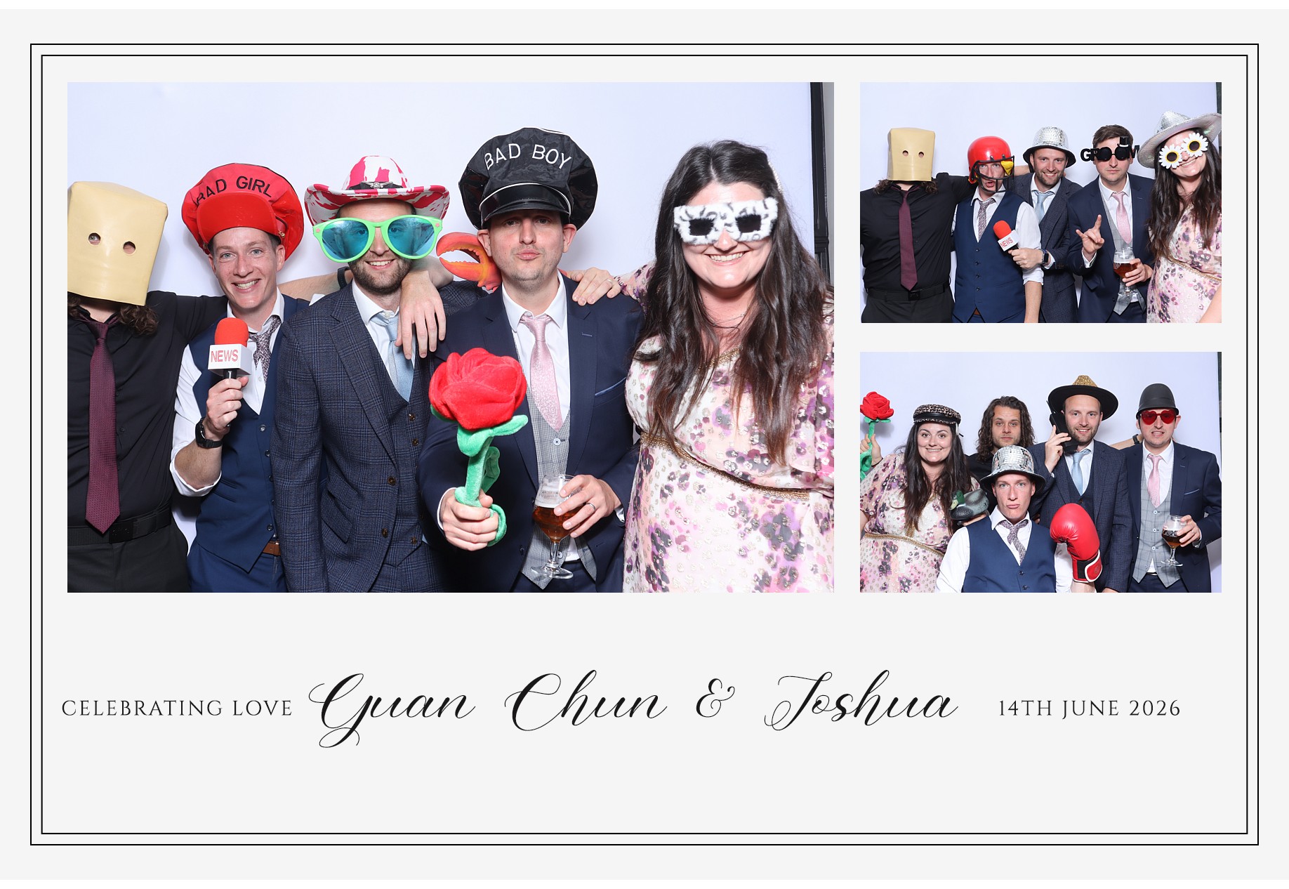 Yuan Chun & Joshua | View more photos from the event at gallery.blissbooth.co.uk/u/BlissBooth/Yuan-Chun-Joshua