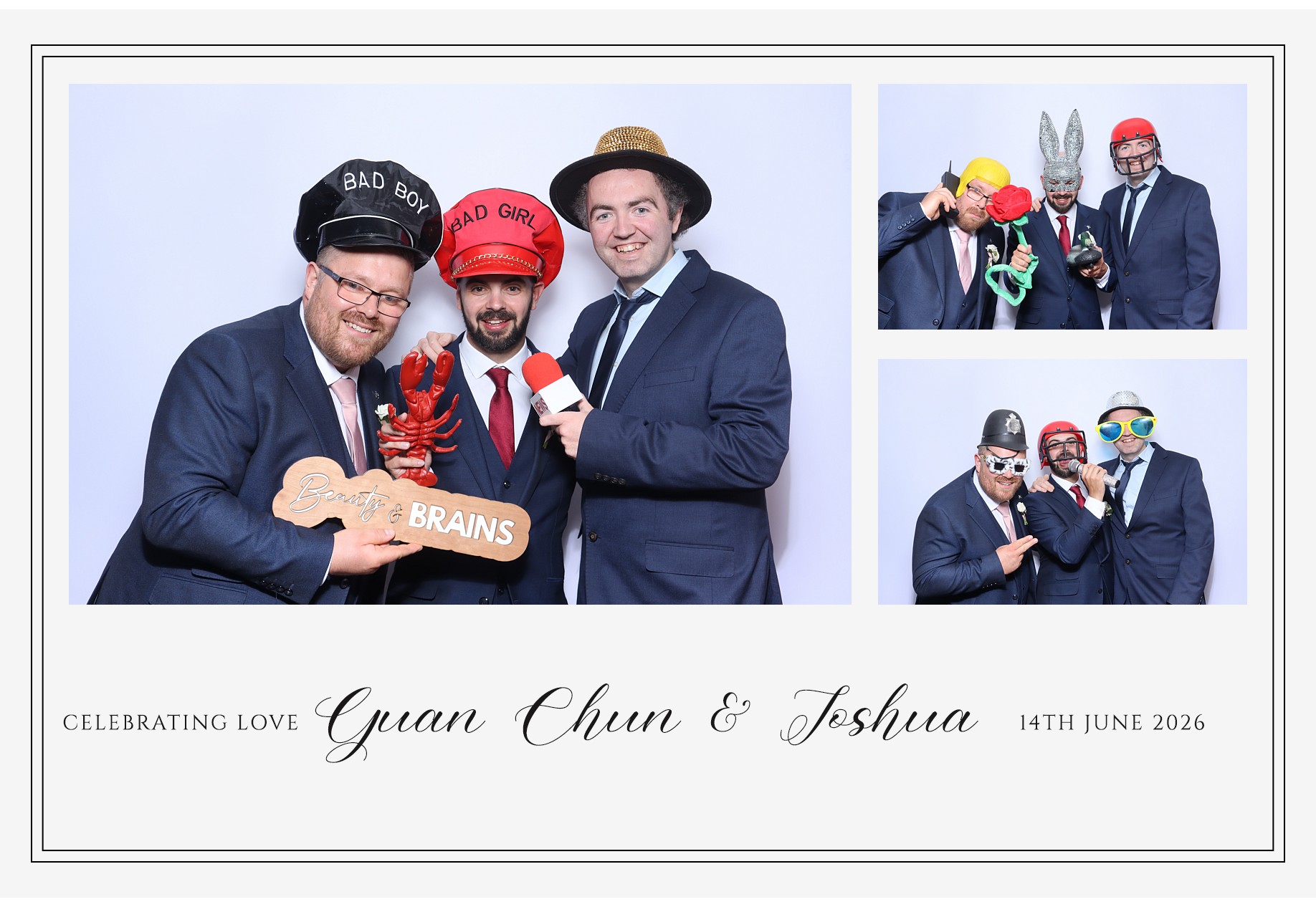 Yuan Chun & Joshua | View more photos from the event at gallery.blissbooth.co.uk/u/BlissBooth/Yuan-Chun-Joshua