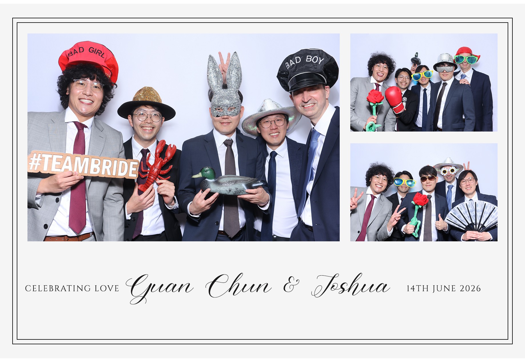 Yuan Chun & Joshua | View more photos from the event at gallery.blissbooth.co.uk/u/BlissBooth/Yuan-Chun-Joshua