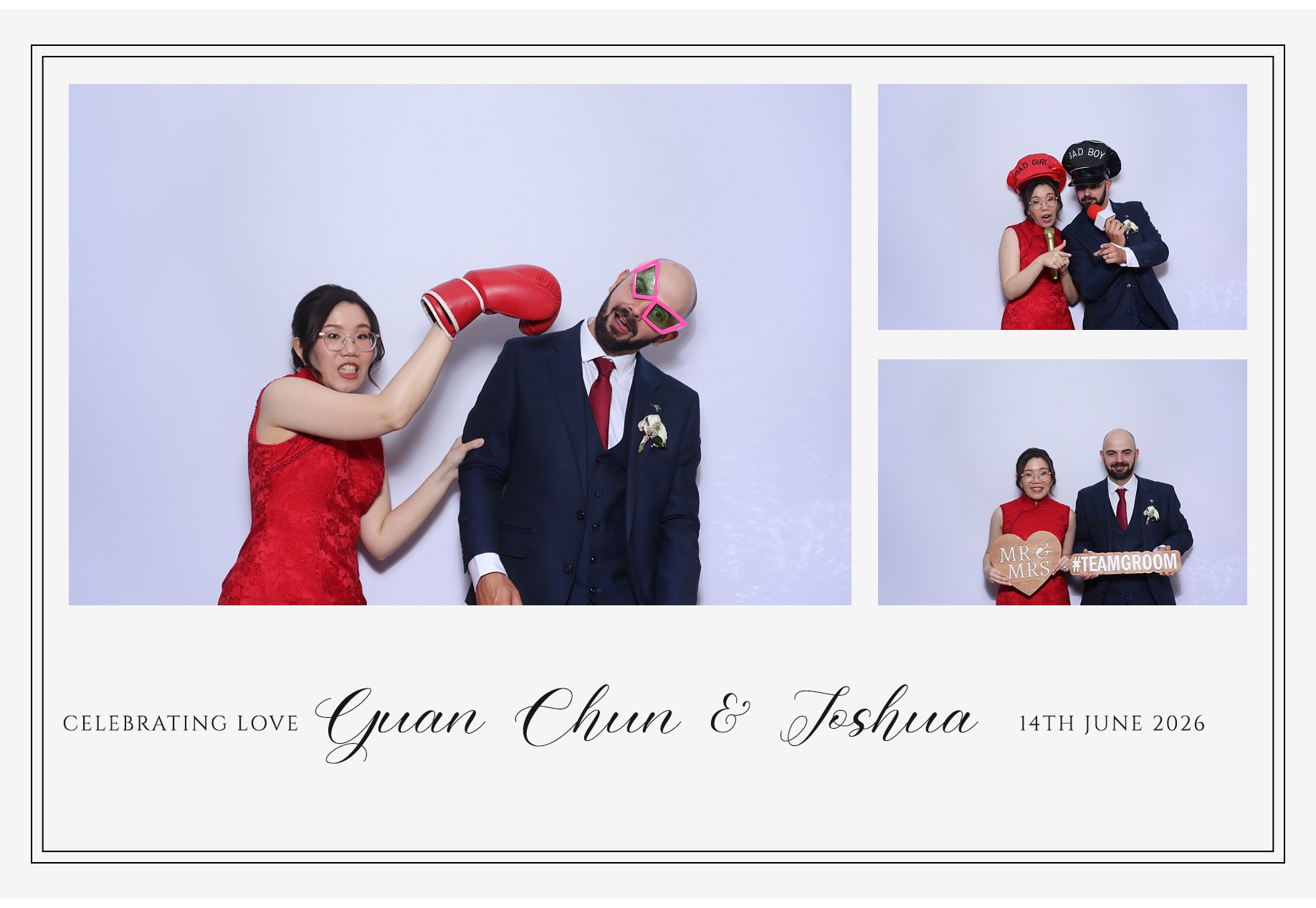 Yuan Chun & Joshua | View more photos from the event at gallery.blissbooth.co.uk/u/BlissBooth/Yuan-Chun-Joshua