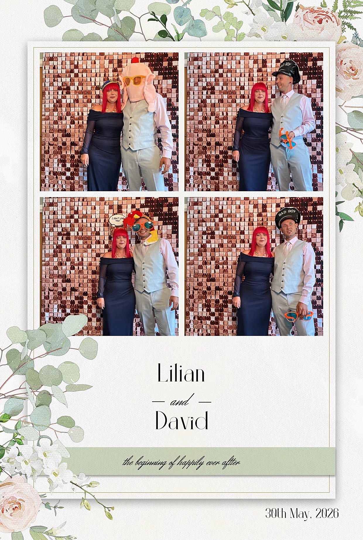lilian and David | View more photos from the event at gallery.blissbooth.co.uk/u/BlissBooth/lilian-and-David