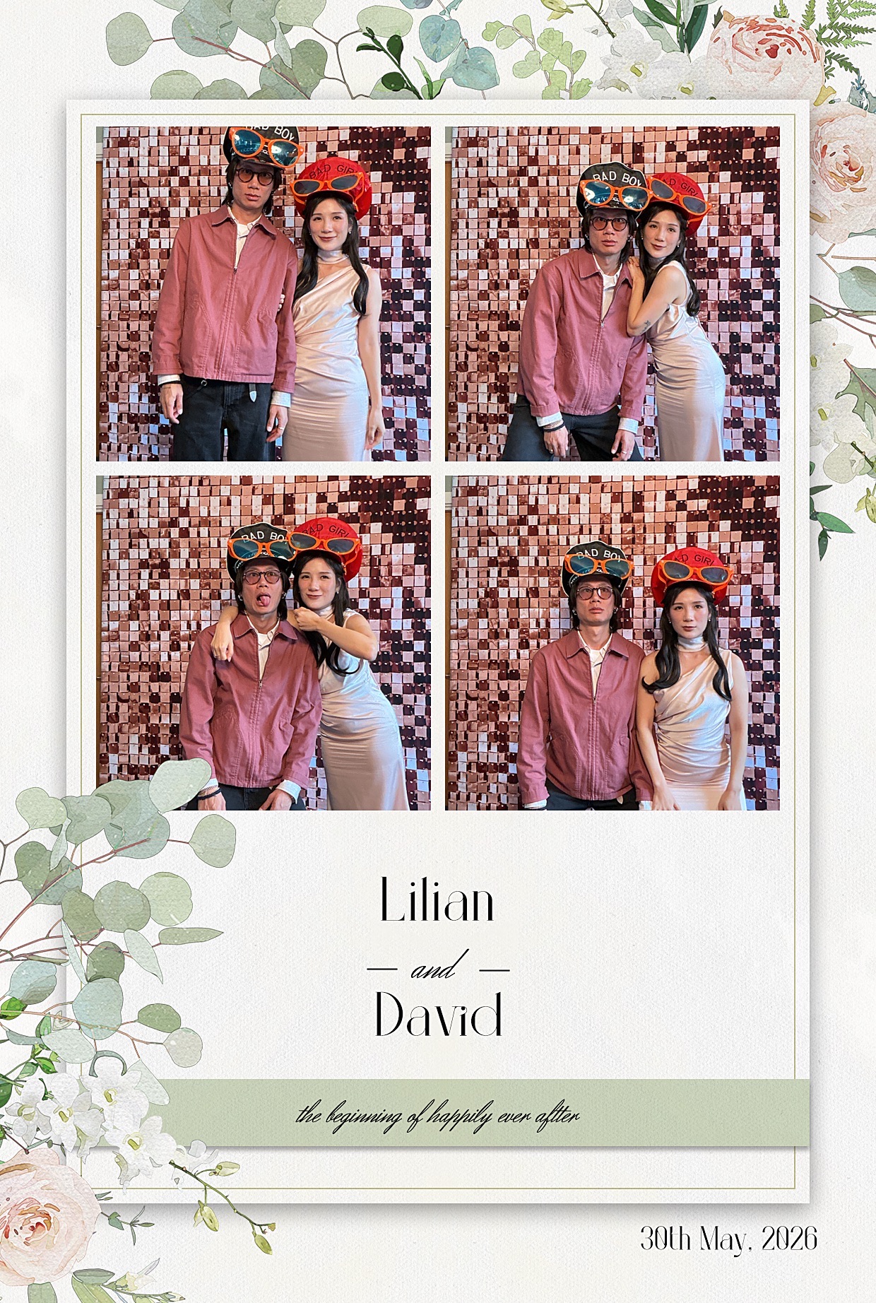 lilian and David | View more photos from the event at gallery.blissbooth.co.uk/u/BlissBooth/lilian-and-David