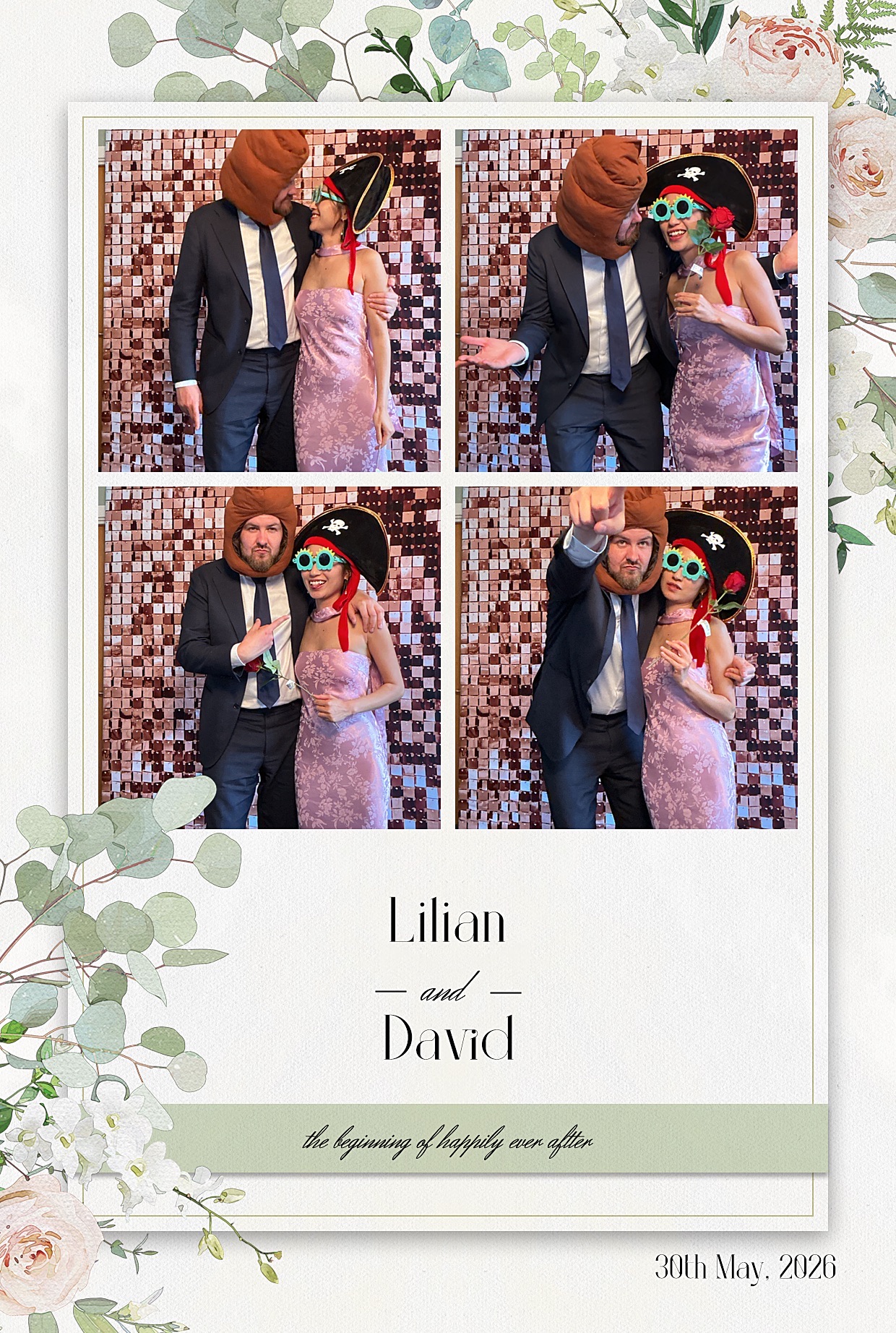 lilian and David | View more photos from the event at gallery.blissbooth.co.uk/u/BlissBooth/lilian-and-David