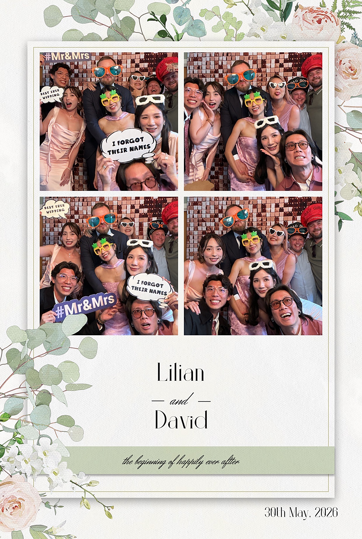 lilian and David | View more photos from the event at gallery.blissbooth.co.uk/u/BlissBooth/lilian-and-David