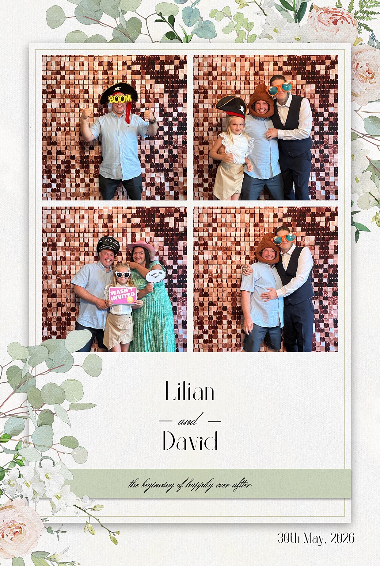 lilian and David | View more photos from the event at gallery.blissbooth.co.uk/u/BlissBooth/lilian-and-David