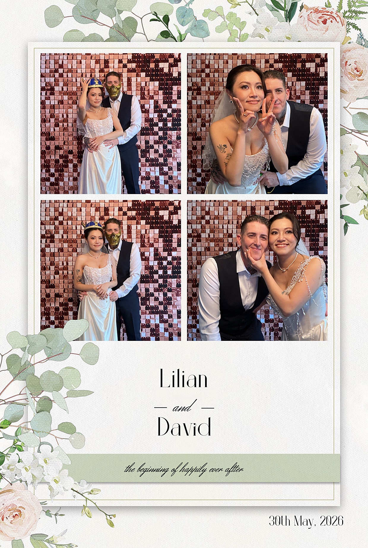 lilian and David | View more photos from the event at gallery.blissbooth.co.uk/u/BlissBooth/lilian-and-David