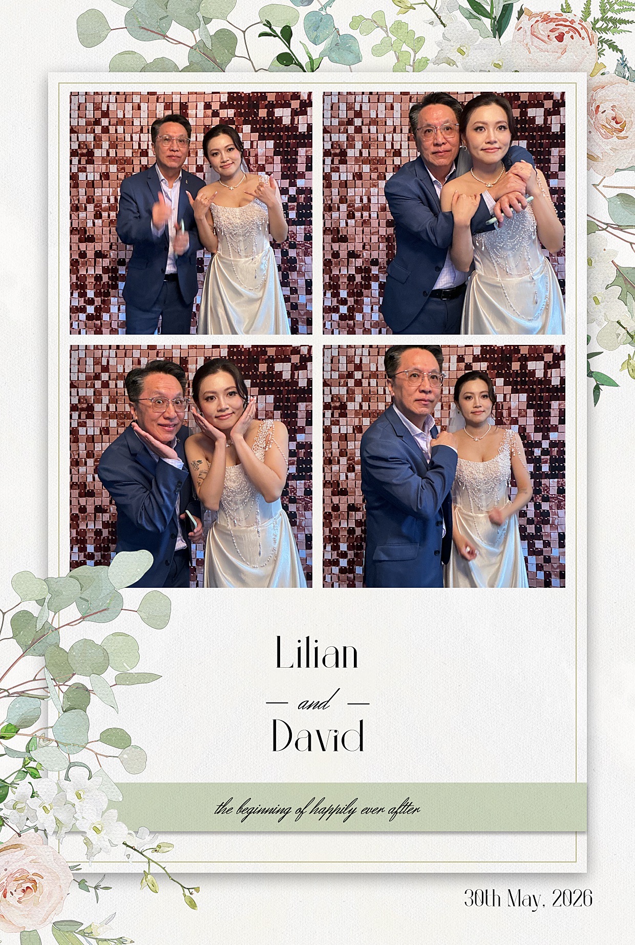 lilian and David | View more photos from the event at gallery.blissbooth.co.uk/u/BlissBooth/lilian-and-David