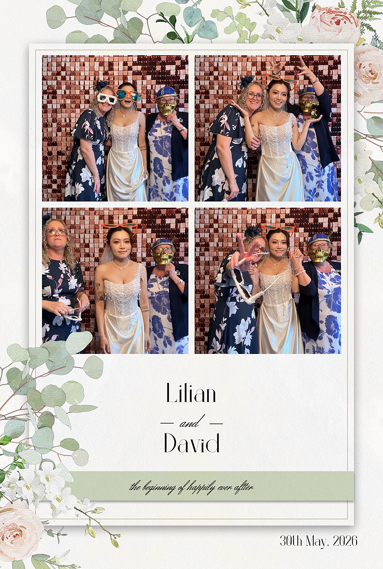 lilian and David | View more photos from the event at gallery.blissbooth.co.uk/u/BlissBooth/lilian-and-David