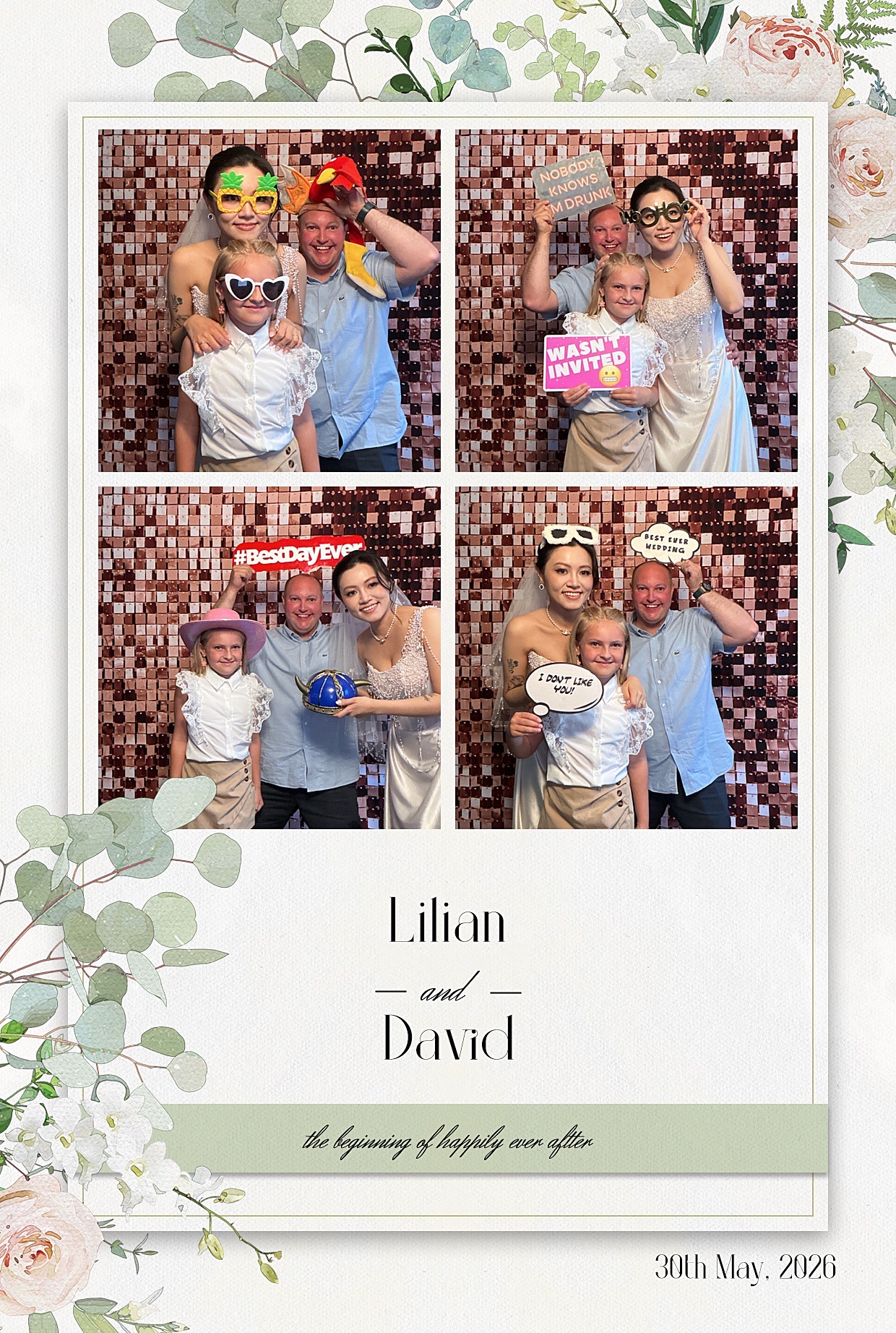 lilian and David | View more photos from the event at gallery.blissbooth.co.uk/u/BlissBooth/lilian-and-David