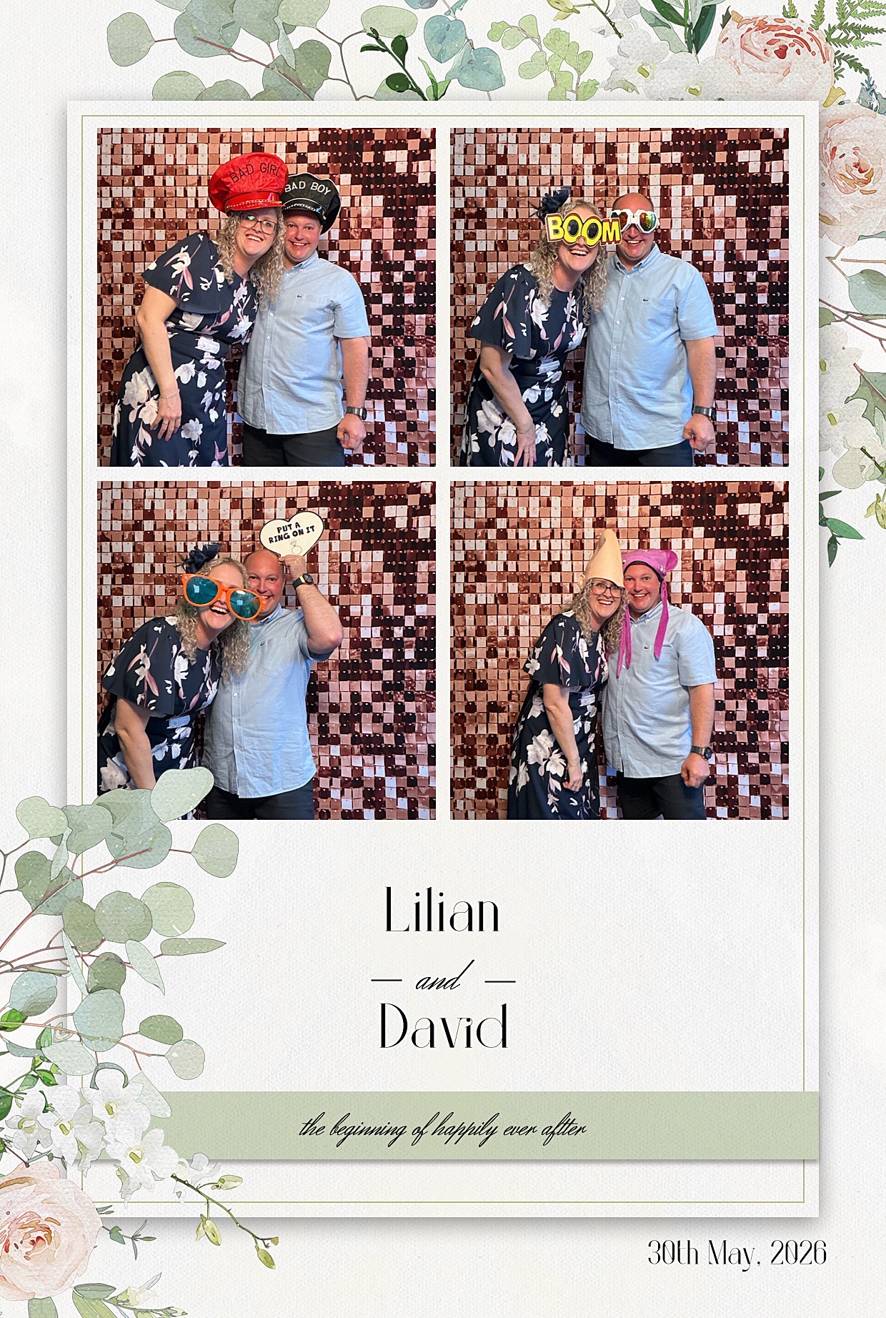 lilian and David | View more photos from the event at gallery.blissbooth.co.uk/u/BlissBooth/lilian-and-David