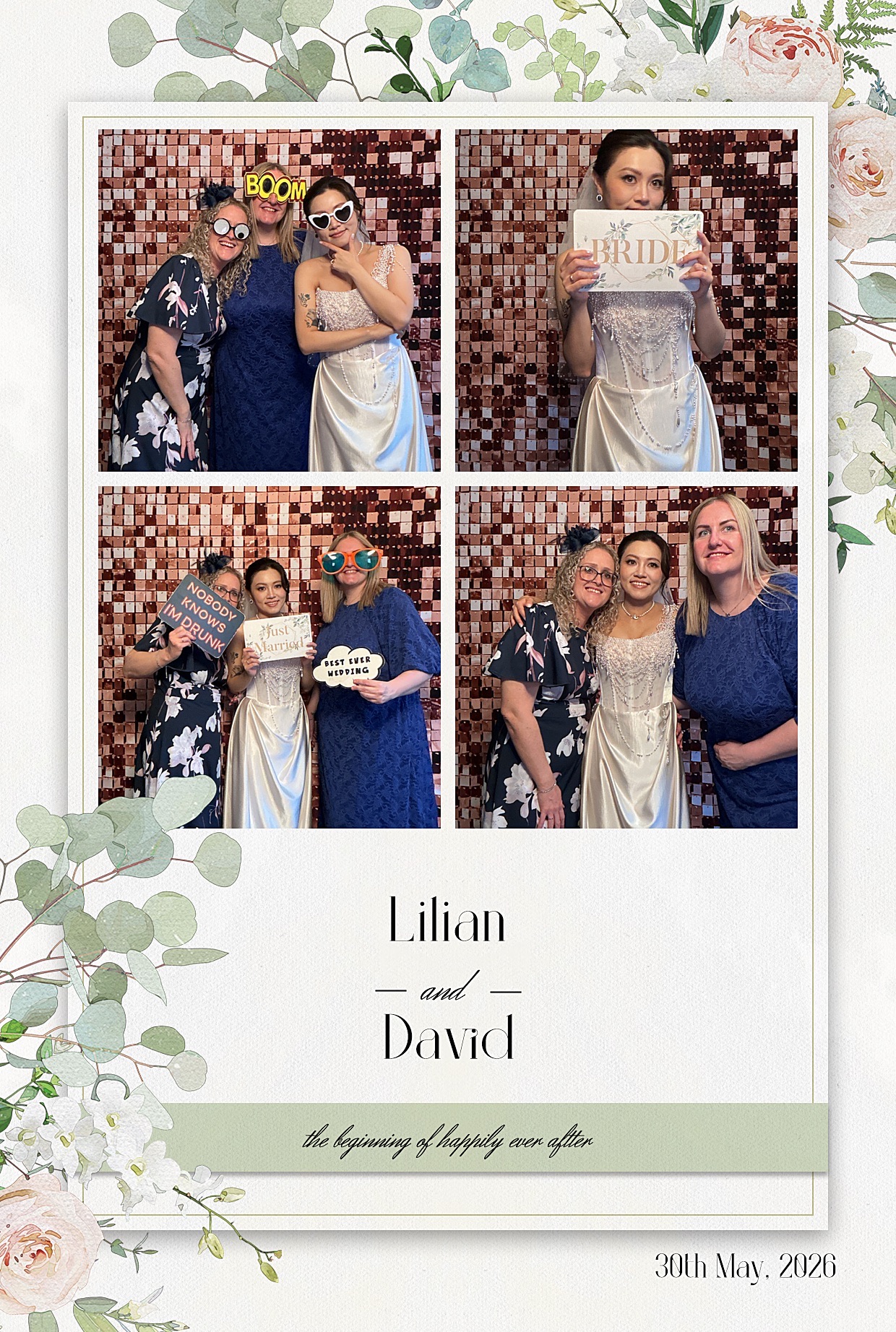 lilian and David | View more photos from the event at gallery.blissbooth.co.uk/u/BlissBooth/lilian-and-David