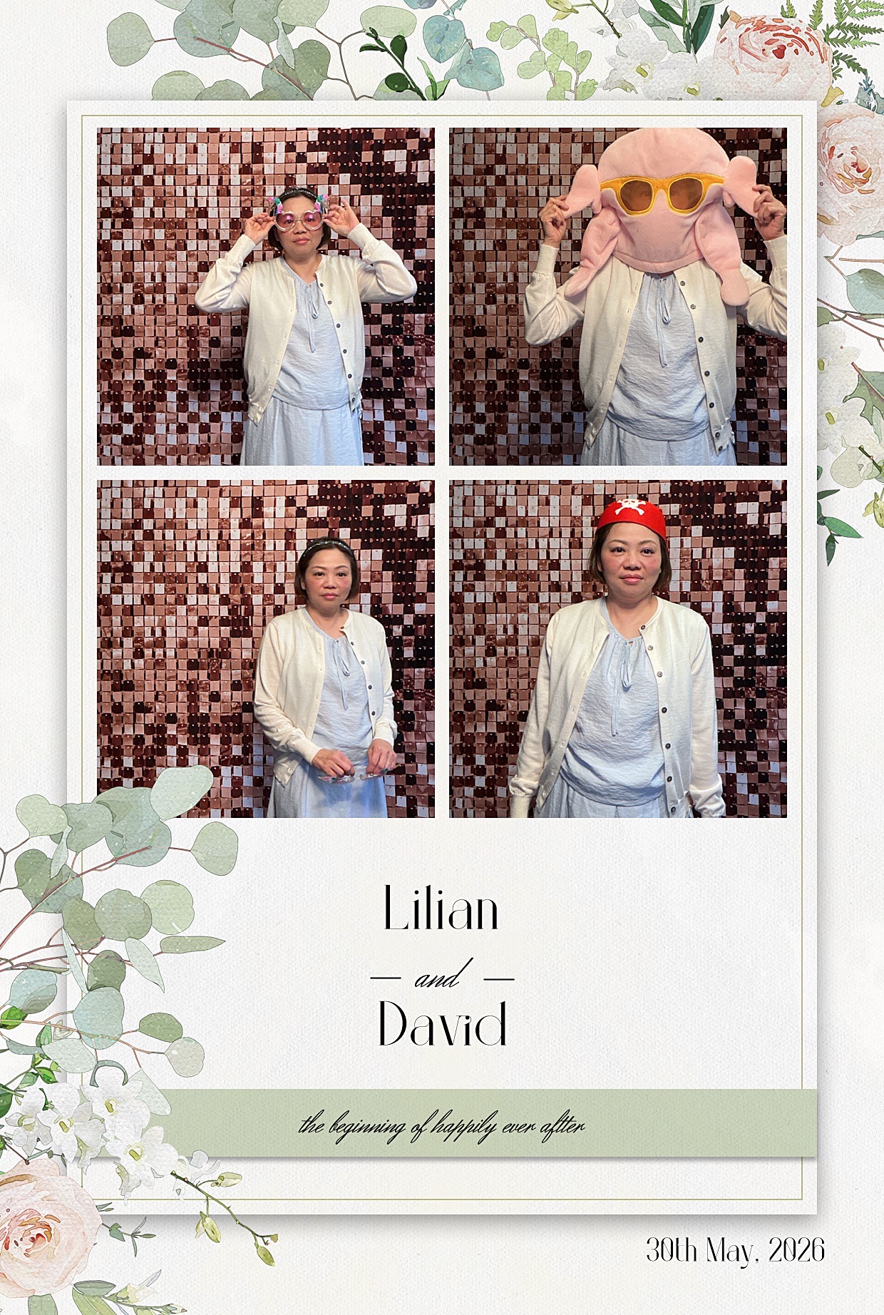 lilian and David | View more photos from the event at gallery.blissbooth.co.uk/u/BlissBooth/lilian-and-David