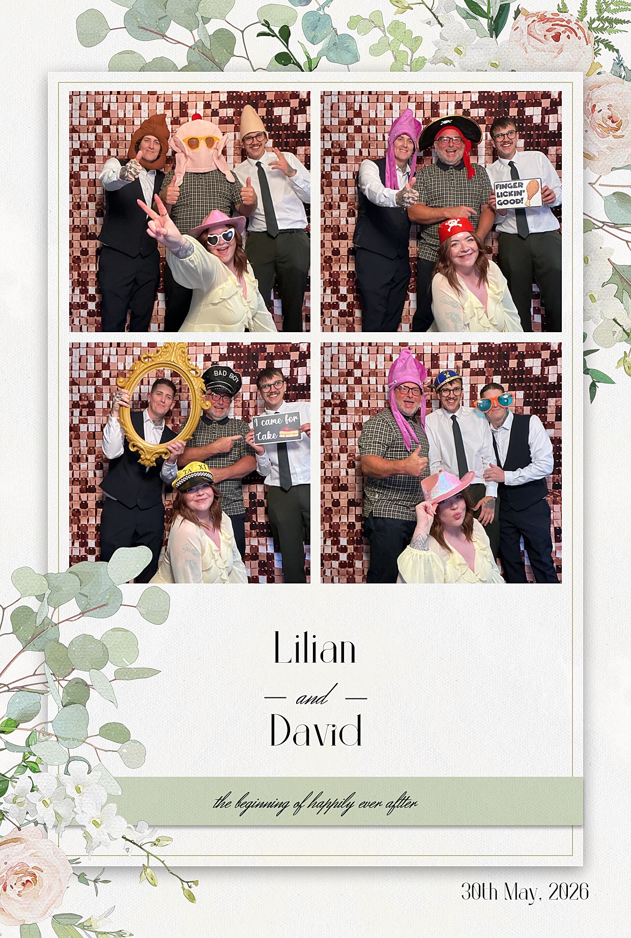 lilian and David | View more photos from the event at gallery.blissbooth.co.uk/u/BlissBooth/lilian-and-David