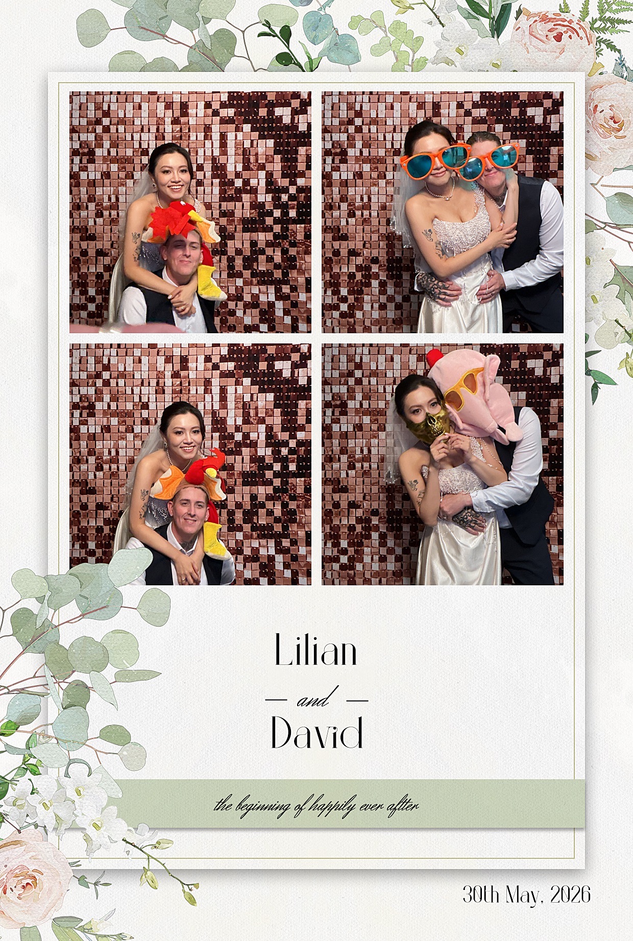 lilian and David | View more photos from the event at gallery.blissbooth.co.uk/u/BlissBooth/lilian-and-David