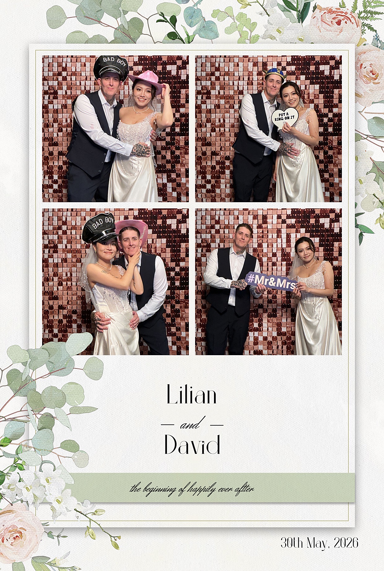 lilian and David | View more photos from the event at gallery.blissbooth.co.uk/u/BlissBooth/lilian-and-David