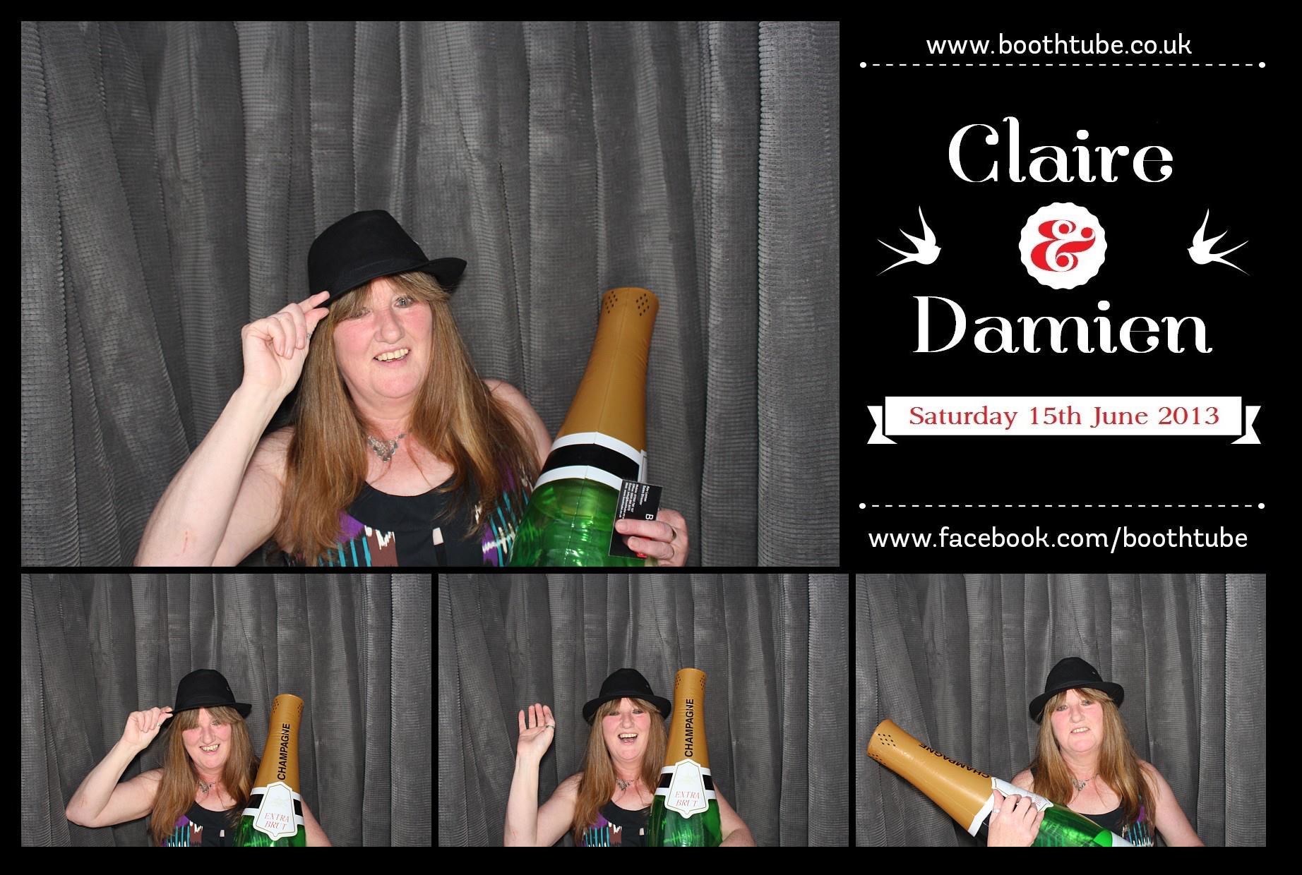 Claire & Damien | View more photos from the event at gallery.boothtube.co.uk/u/BoothtubeLtd/Claire-Damien
