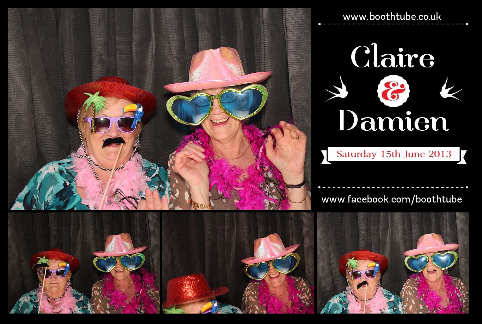 Claire & Damien | View more photos from the event at gallery.boothtube.co.uk/u/BoothtubeLtd/Claire-Damien