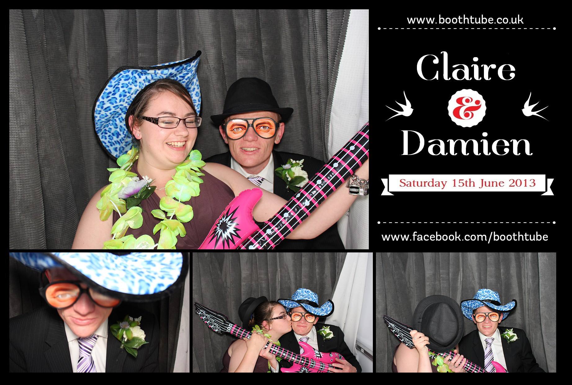Claire & Damien | View more photos from the event at gallery.boothtube.co.uk/u/BoothtubeLtd/Claire-Damien