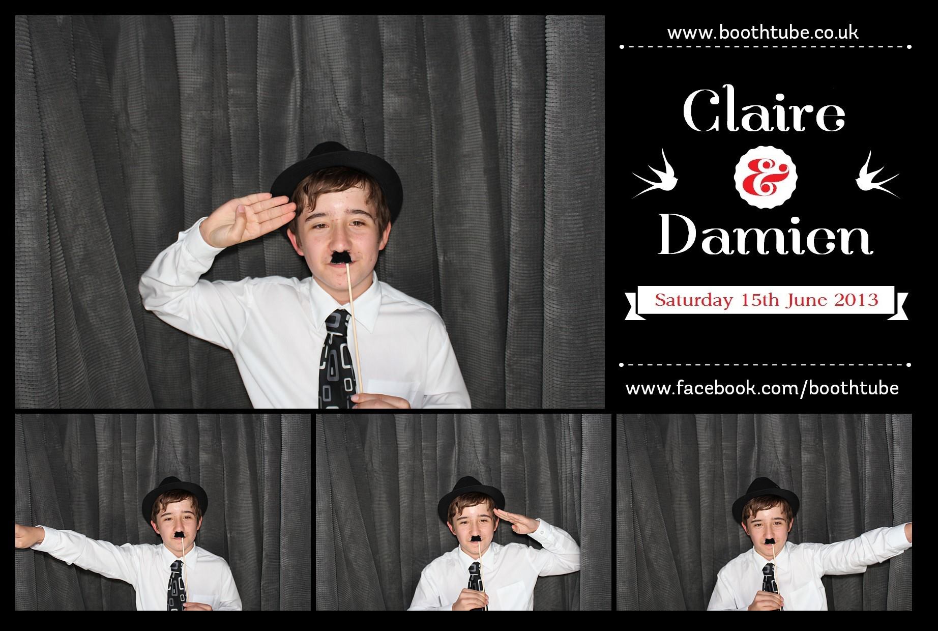 Claire & Damien | View more photos from the event at gallery.boothtube.co.uk/u/BoothtubeLtd/Claire-Damien