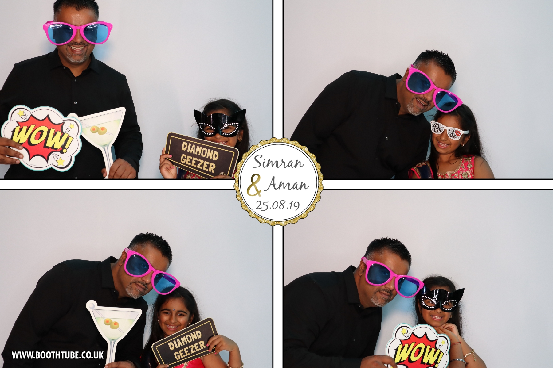 Simran & Aman | View more photos from the event at gallery.boothtube.co.uk/u/BoothtubeLtd/Simran-Aman