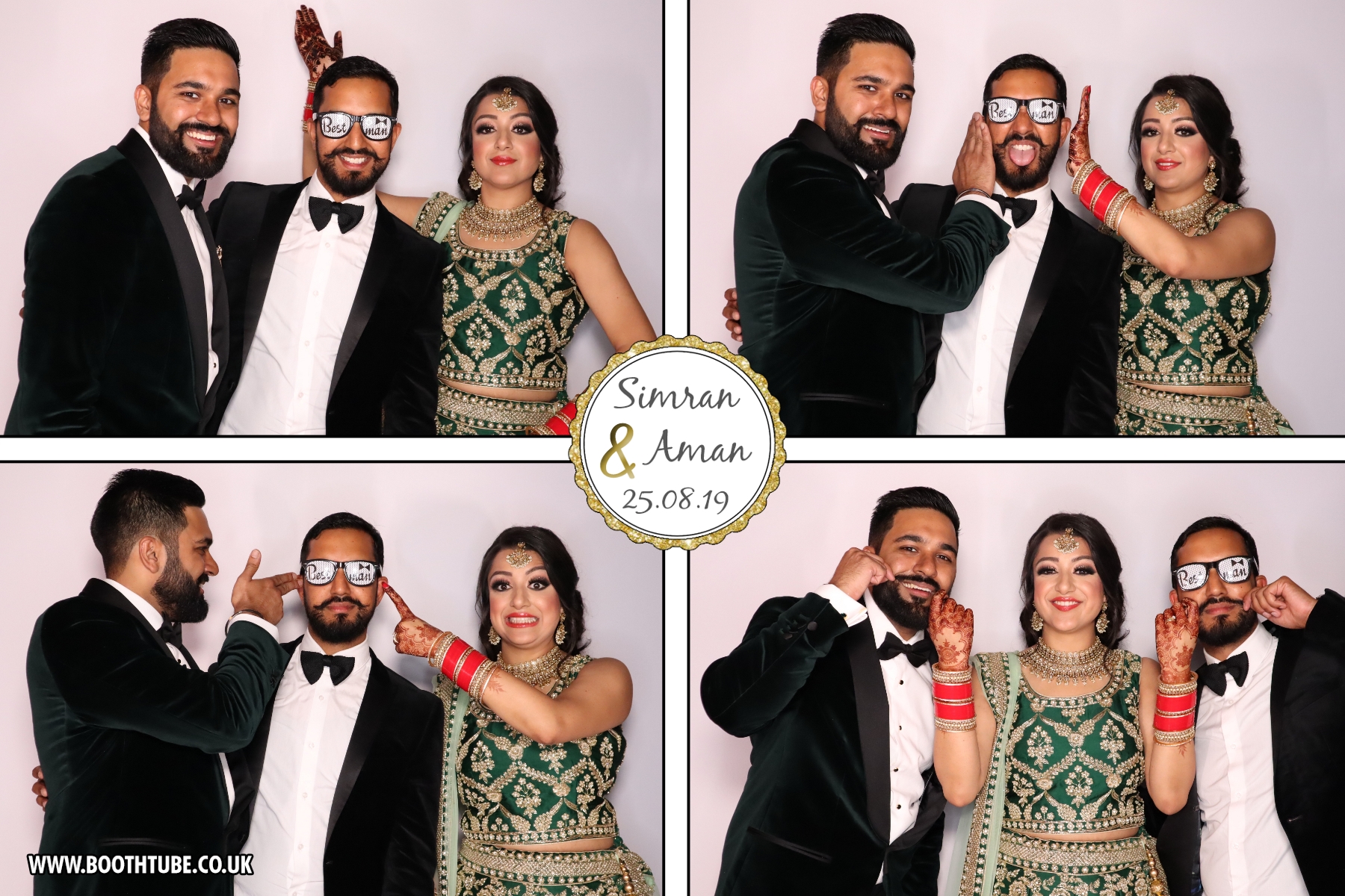 Simran & Aman | View more photos from the event at gallery.boothtube.co.uk/u/BoothtubeLtd/Simran-Aman