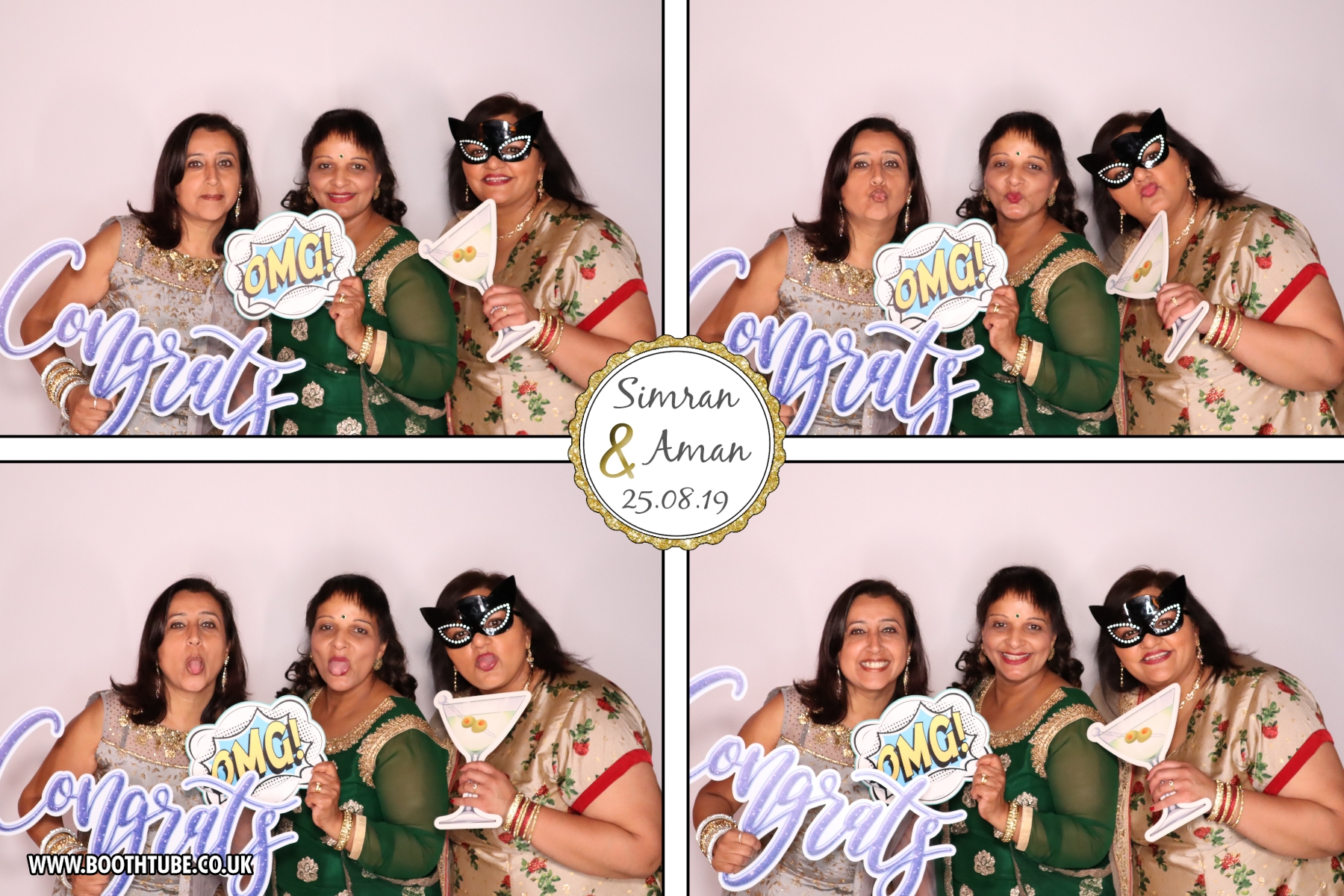 Simran & Aman | View more photos from the event at gallery.boothtube.co.uk/u/BoothtubeLtd/Simran-Aman