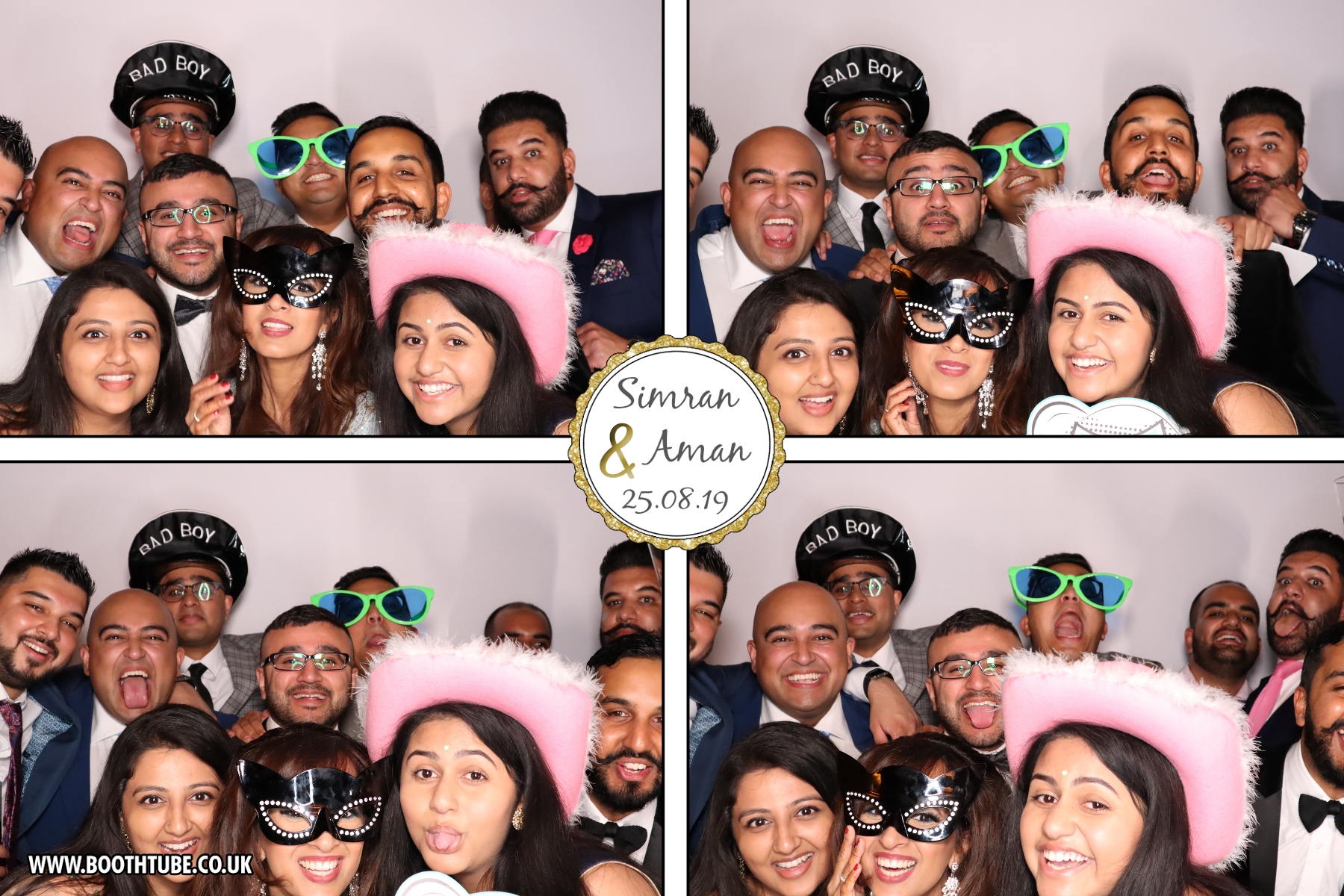 Simran & Aman | View more photos from the event at gallery.boothtube.co.uk/u/BoothtubeLtd/Simran-Aman