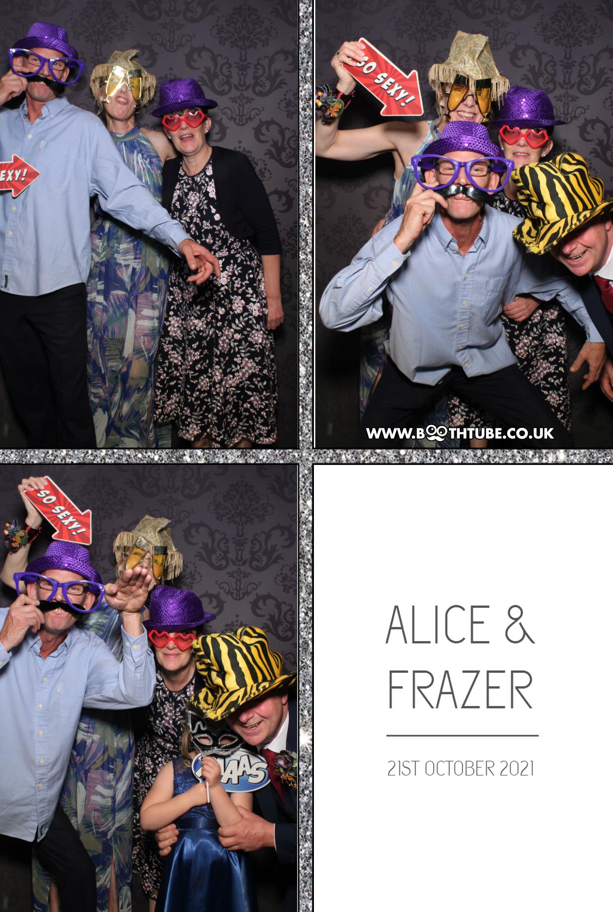 Alice and Frazer | View more photos from the event at gallery.boothtube.co.uk/u/BoothtubeLtd/Alice-and-Frazer