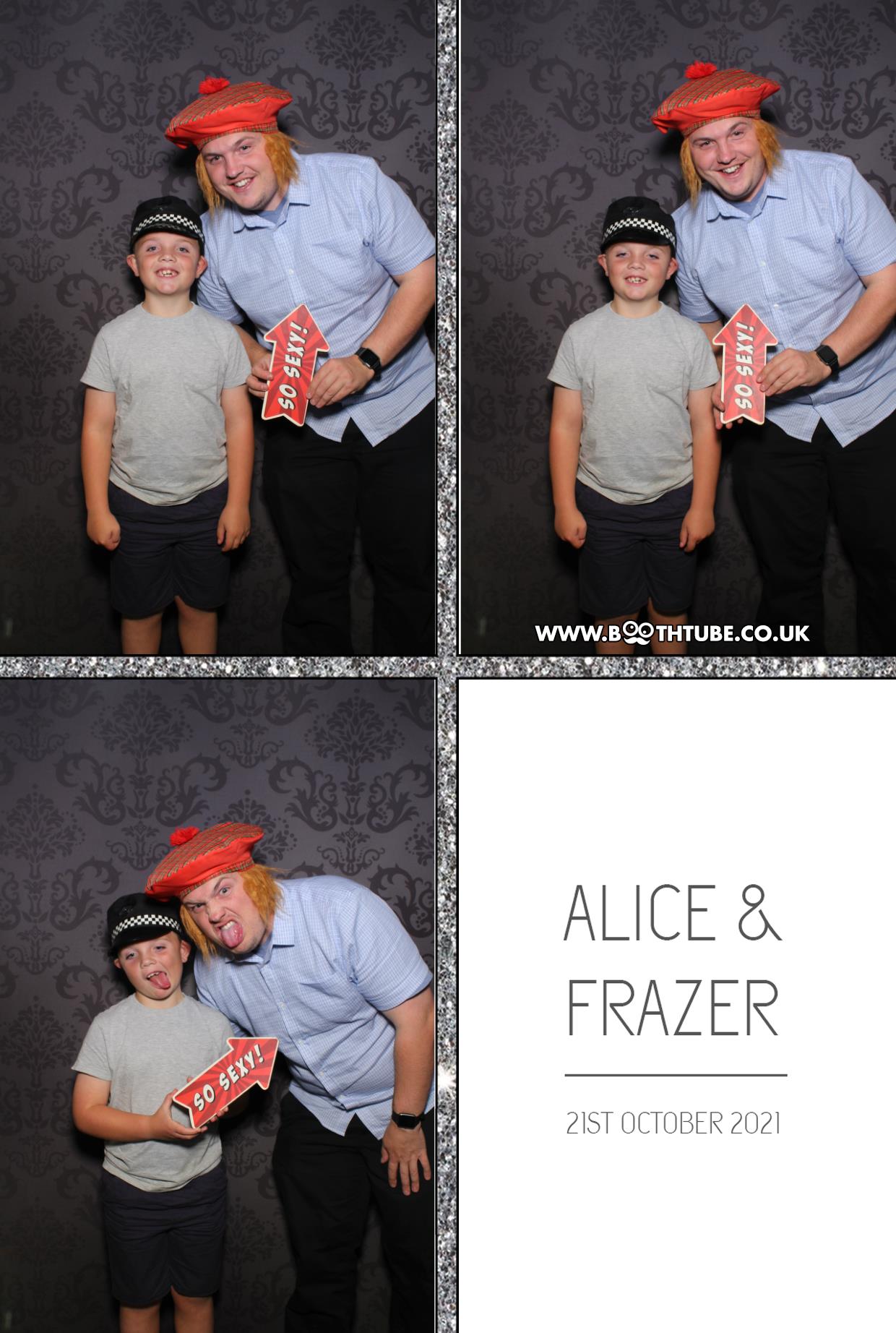 Alice and Frazer | View more photos from the event at gallery.boothtube.co.uk/u/BoothtubeLtd/Alice-and-Frazer