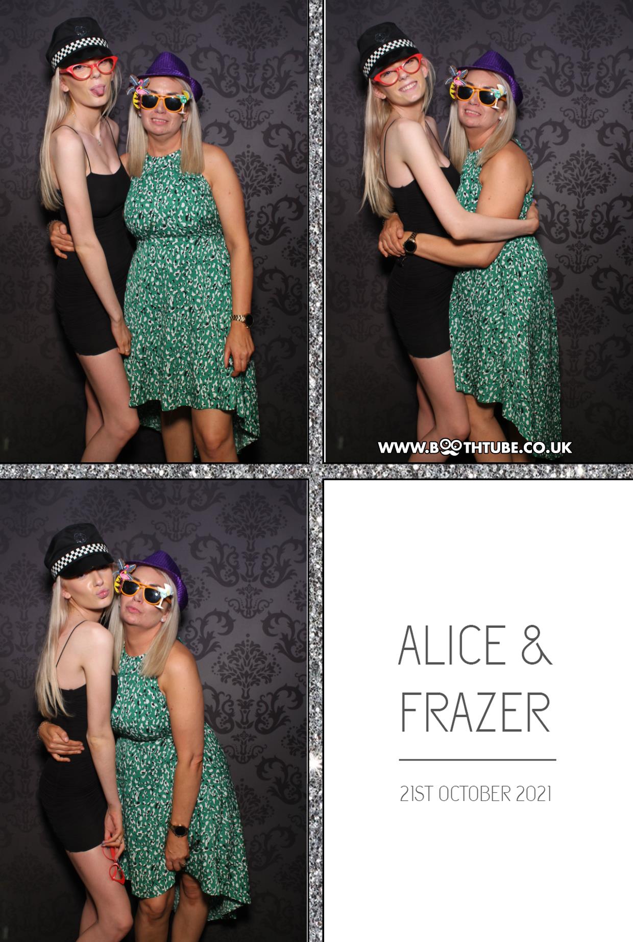 Alice and Frazer | View more photos from the event at gallery.boothtube.co.uk/u/BoothtubeLtd/Alice-and-Frazer