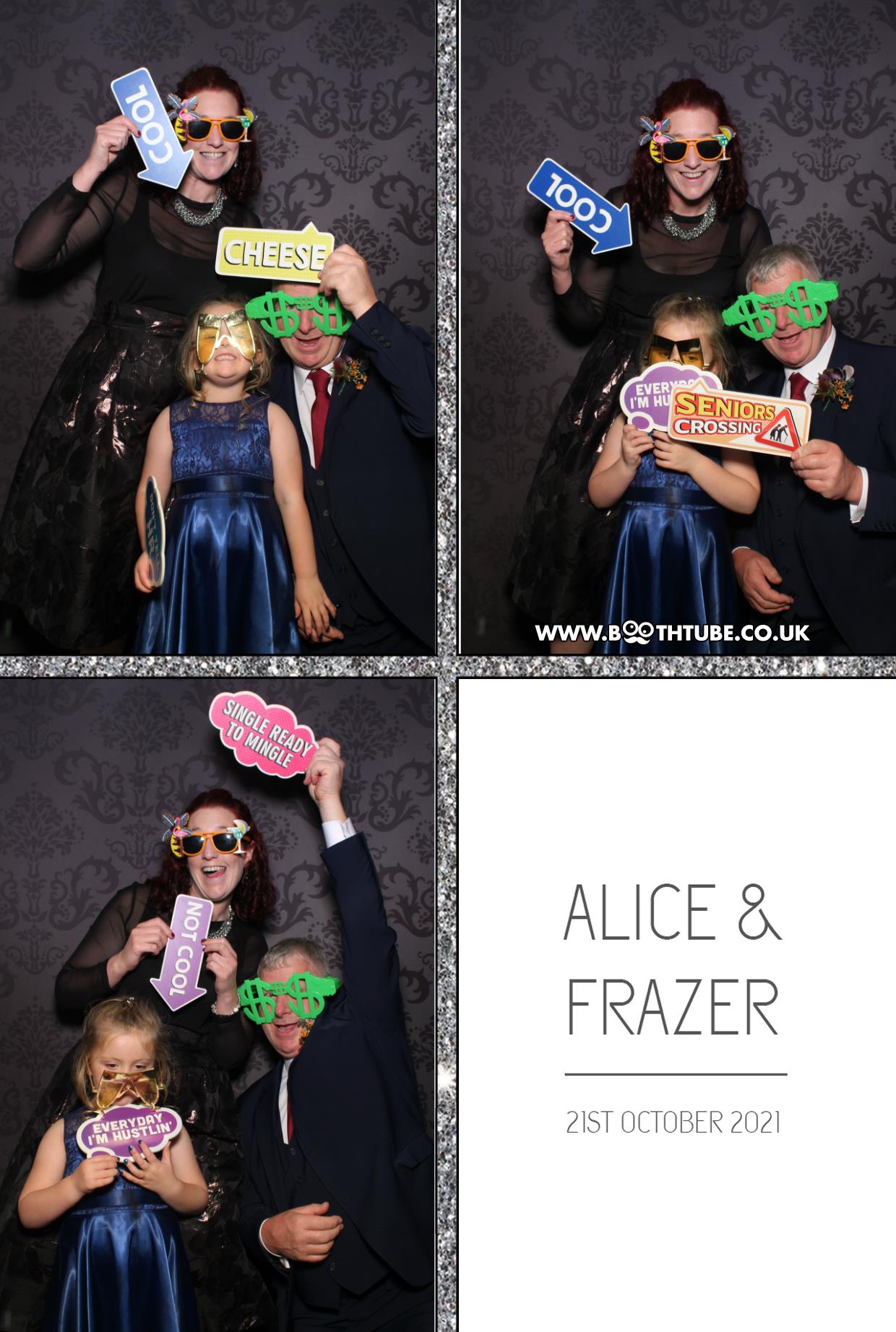 Alice and Frazer | View more photos from the event at gallery.boothtube.co.uk/u/BoothtubeLtd/Alice-and-Frazer