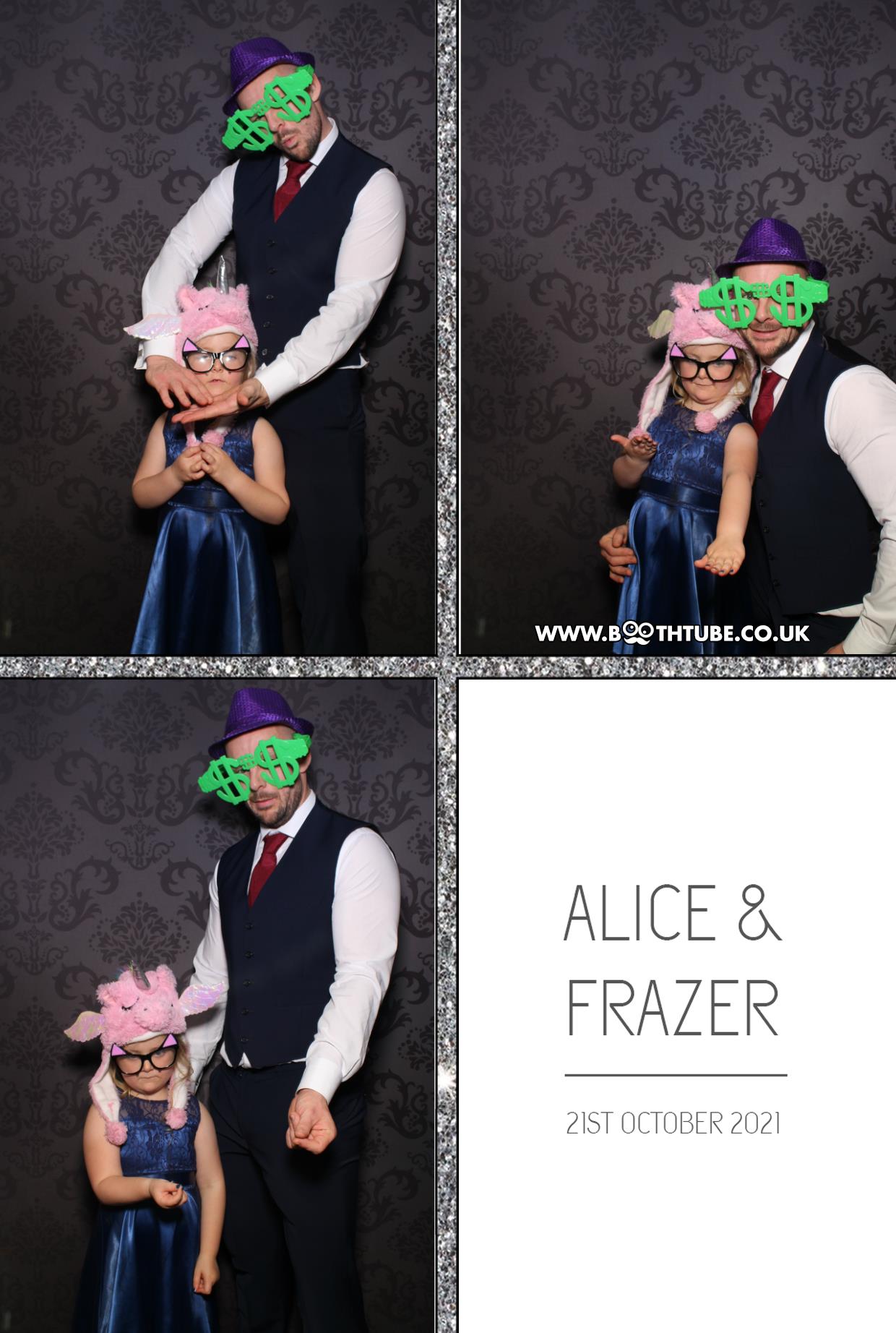 Alice and Frazer | View more photos from the event at gallery.boothtube.co.uk/u/BoothtubeLtd/Alice-and-Frazer