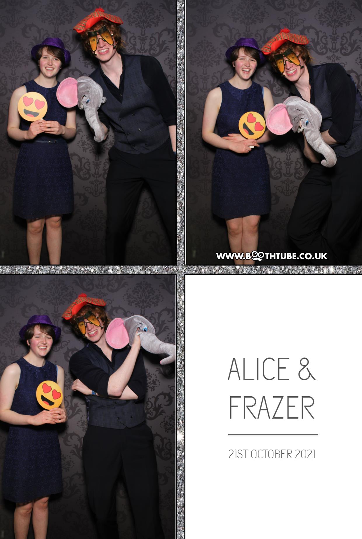 Alice and Frazer | View more photos from the event at gallery.boothtube.co.uk/u/BoothtubeLtd/Alice-and-Frazer