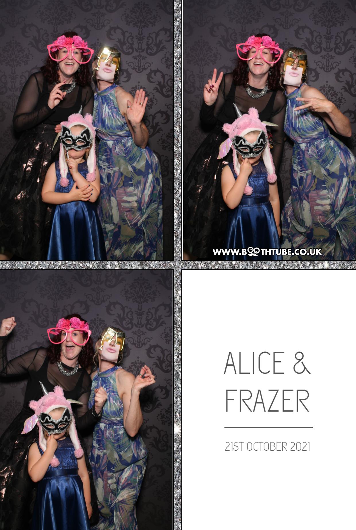 Alice and Frazer | View more photos from the event at gallery.boothtube.co.uk/u/BoothtubeLtd/Alice-and-Frazer