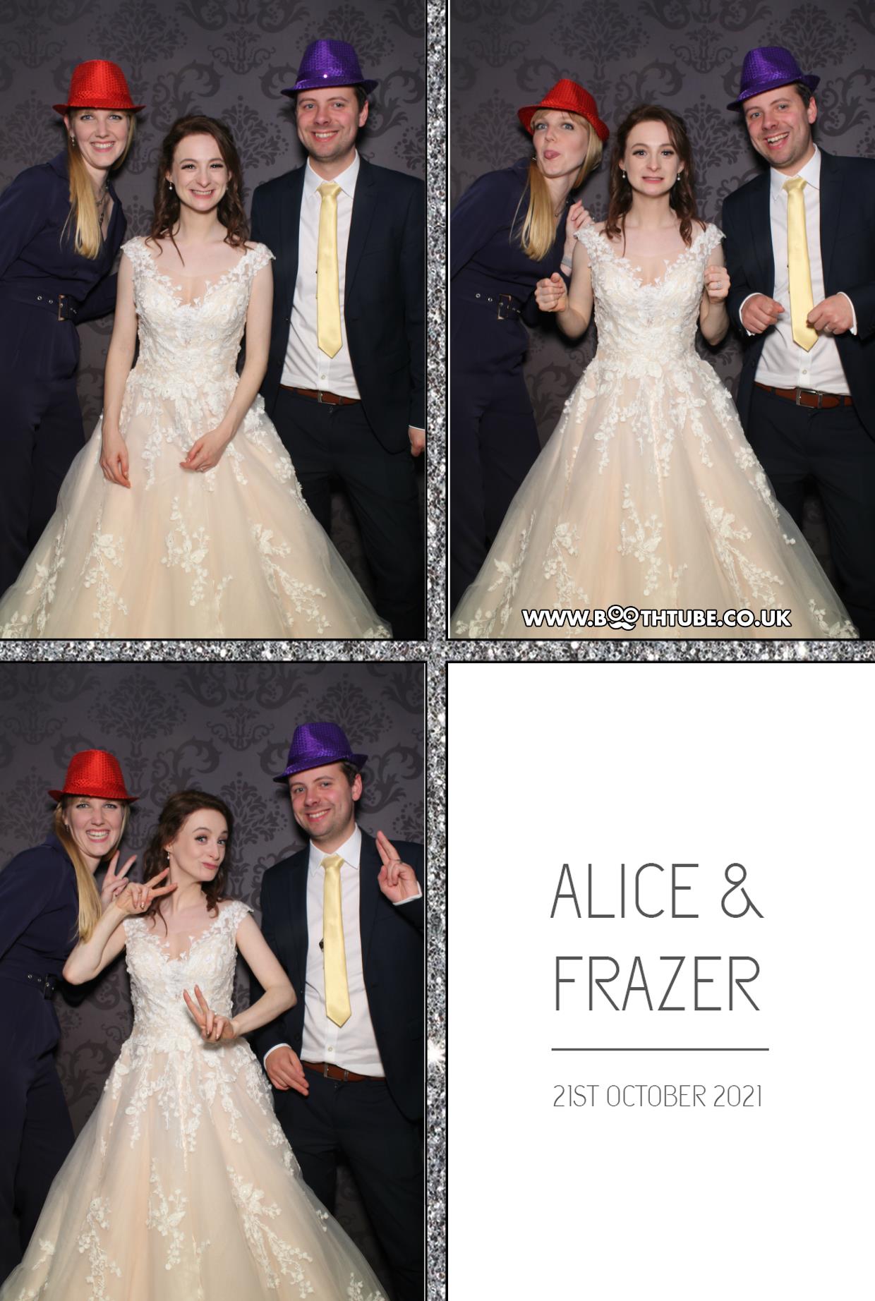 Alice and Frazer | View more photos from the event at gallery.boothtube.co.uk/u/BoothtubeLtd/Alice-and-Frazer