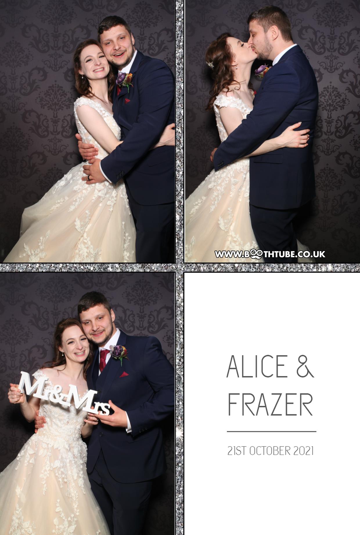 Alice and Frazer | View more photos from the event at gallery.boothtube.co.uk/u/BoothtubeLtd/Alice-and-Frazer