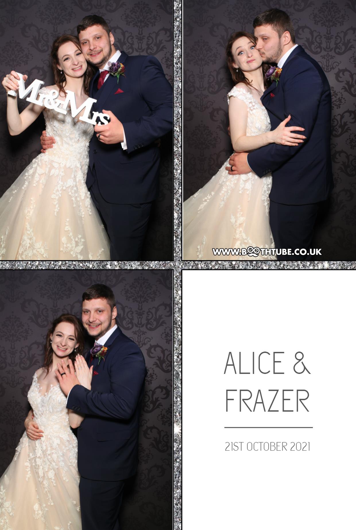 Alice and Frazer | View more photos from the event at gallery.boothtube.co.uk/u/BoothtubeLtd/Alice-and-Frazer