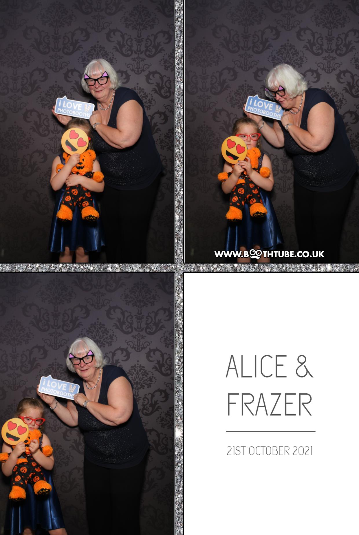 Alice and Frazer | View more photos from the event at gallery.boothtube.co.uk/u/BoothtubeLtd/Alice-and-Frazer