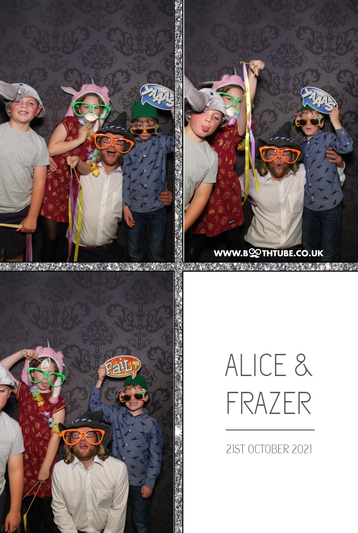 Alice and Frazer | View more photos from the event at gallery.boothtube.co.uk/u/BoothtubeLtd/Alice-and-Frazer