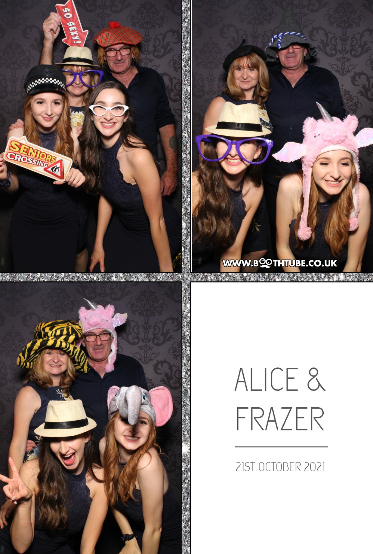 Alice and Frazer | View more photos from the event at gallery.boothtube.co.uk/u/BoothtubeLtd/Alice-and-Frazer
