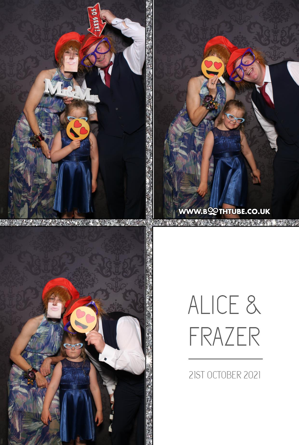 Alice and Frazer | View more photos from the event at gallery.boothtube.co.uk/u/BoothtubeLtd/Alice-and-Frazer