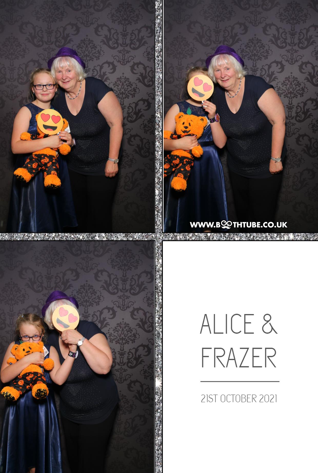 Alice and Frazer | View more photos from the event at gallery.boothtube.co.uk/u/BoothtubeLtd/Alice-and-Frazer