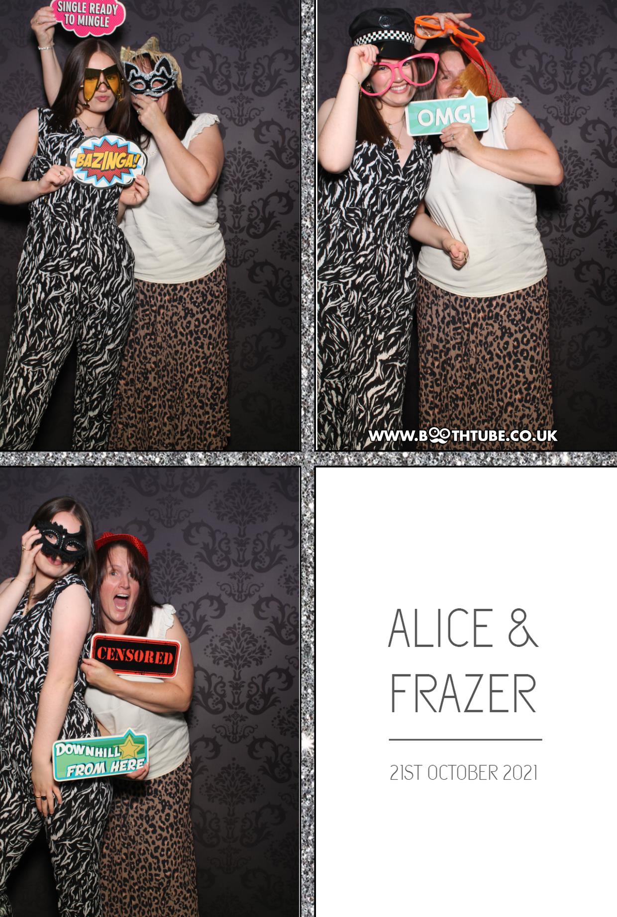 Alice and Frazer | View more photos from the event at gallery.boothtube.co.uk/u/BoothtubeLtd/Alice-and-Frazer