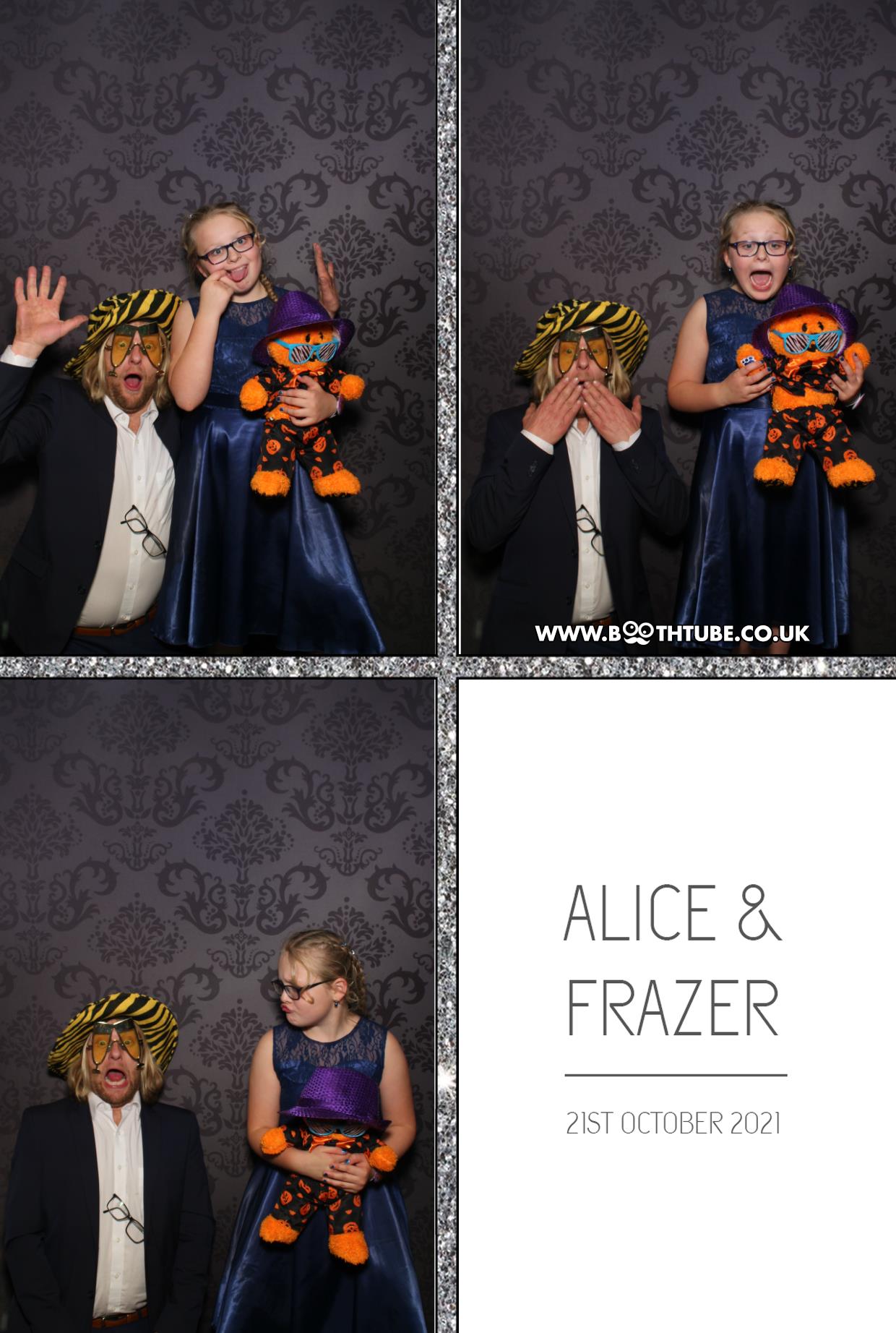 Alice and Frazer | View more photos from the event at gallery.boothtube.co.uk/u/BoothtubeLtd/Alice-and-Frazer