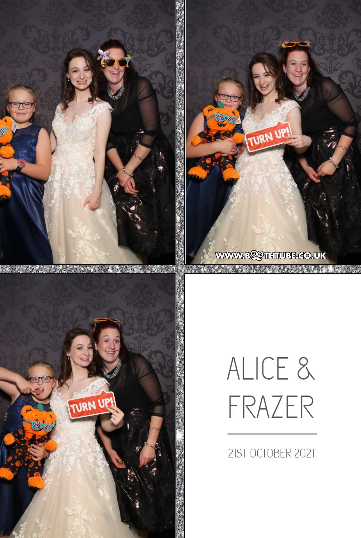 Alice and Frazer | View more photos from the event at gallery.boothtube.co.uk/u/BoothtubeLtd/Alice-and-Frazer