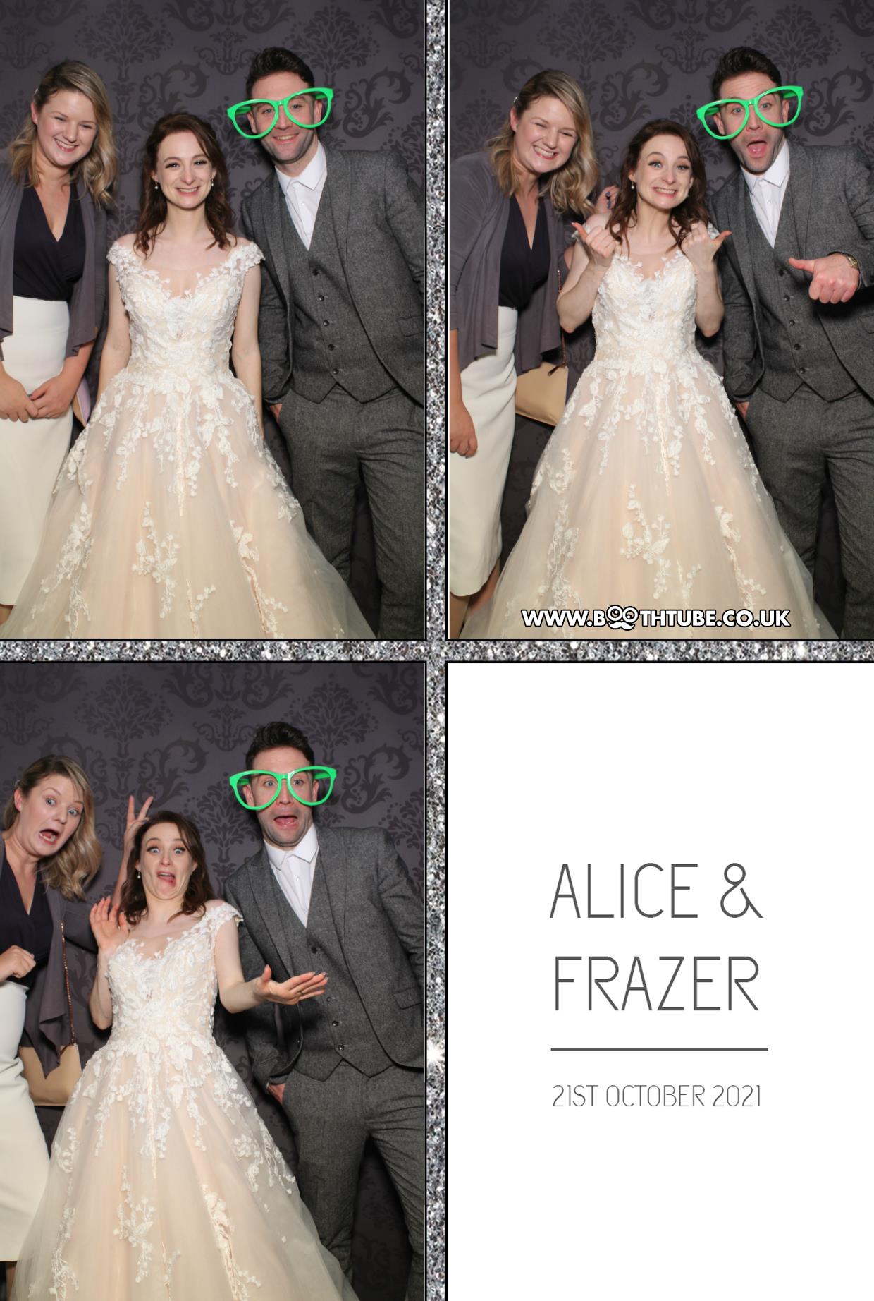 Alice and Frazer | View more photos from the event at gallery.boothtube.co.uk/u/BoothtubeLtd/Alice-and-Frazer